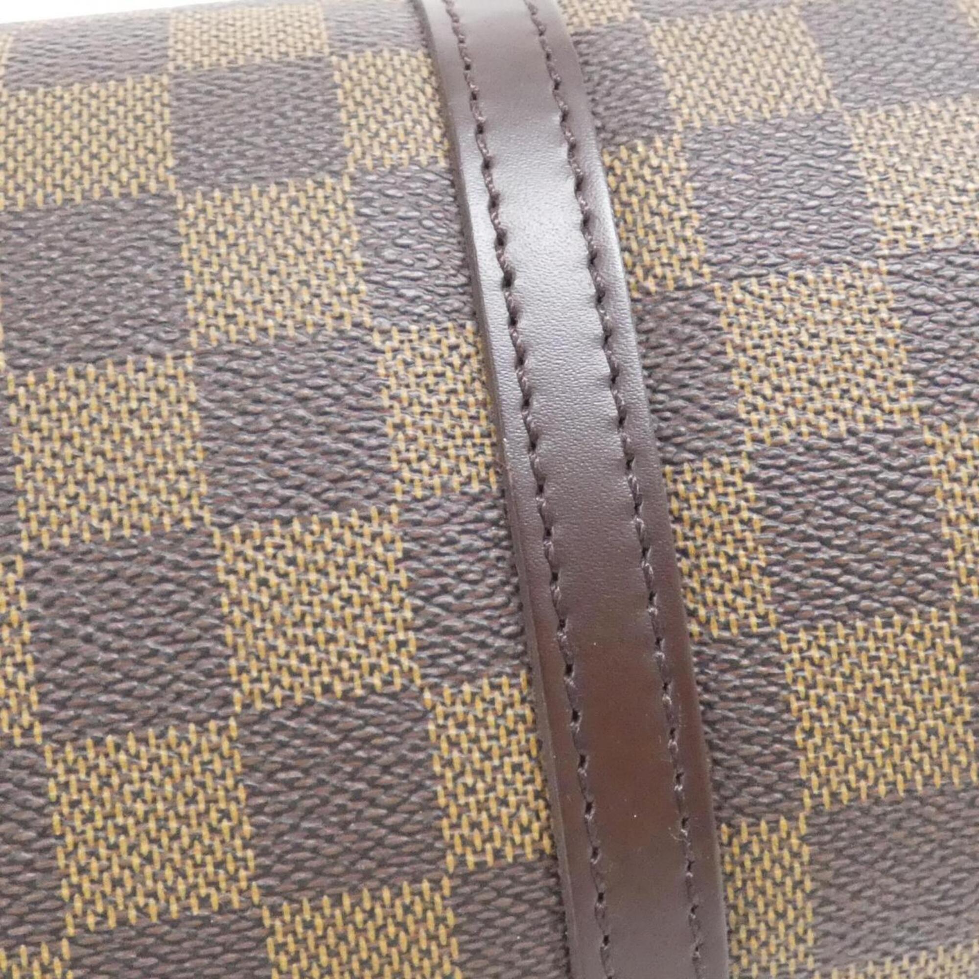 Louis Vuitton Ebene Coated Canvas Handbag Pouch (Pre-Owned)