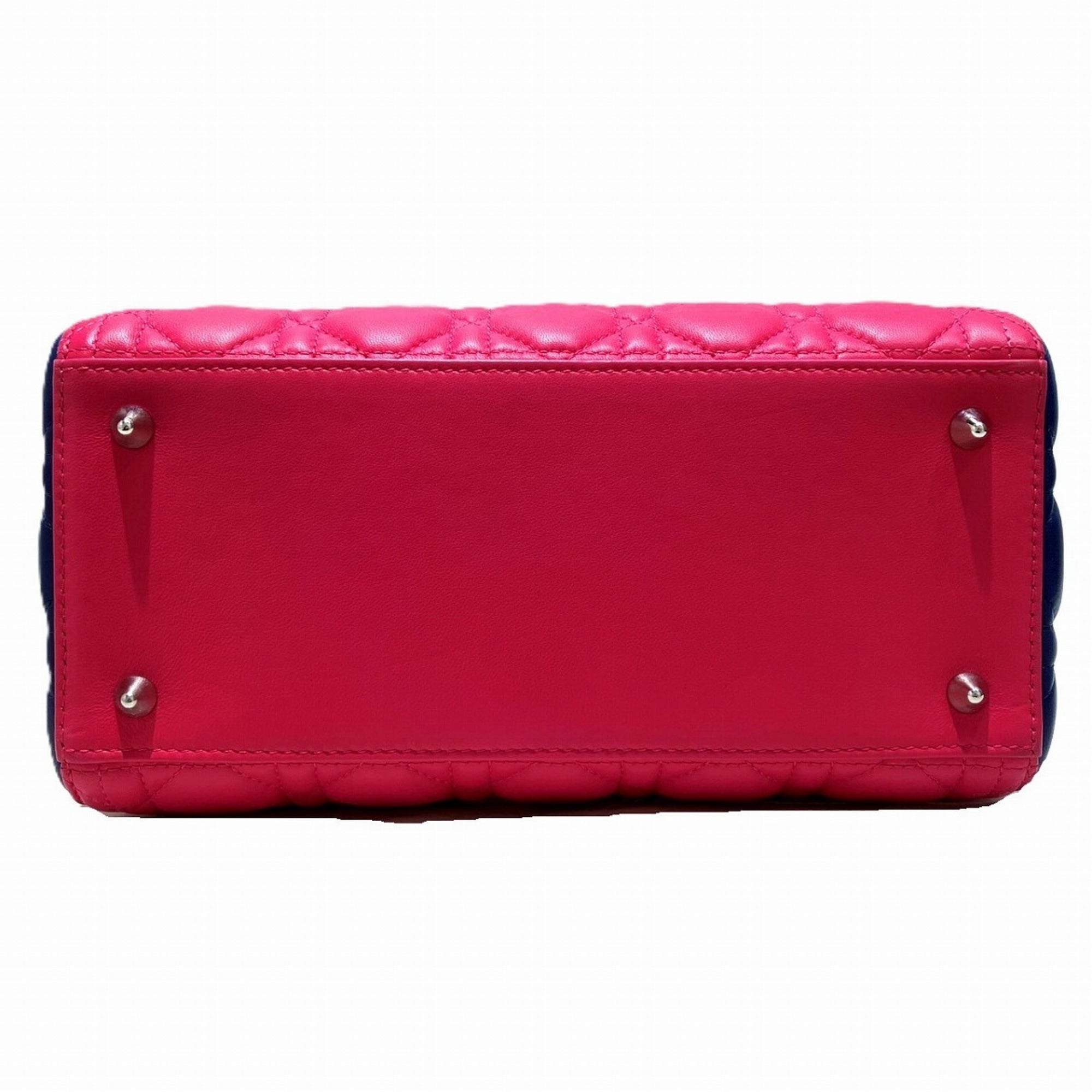Christian Dior Red Color Leather Handbag (Pre-Owned)