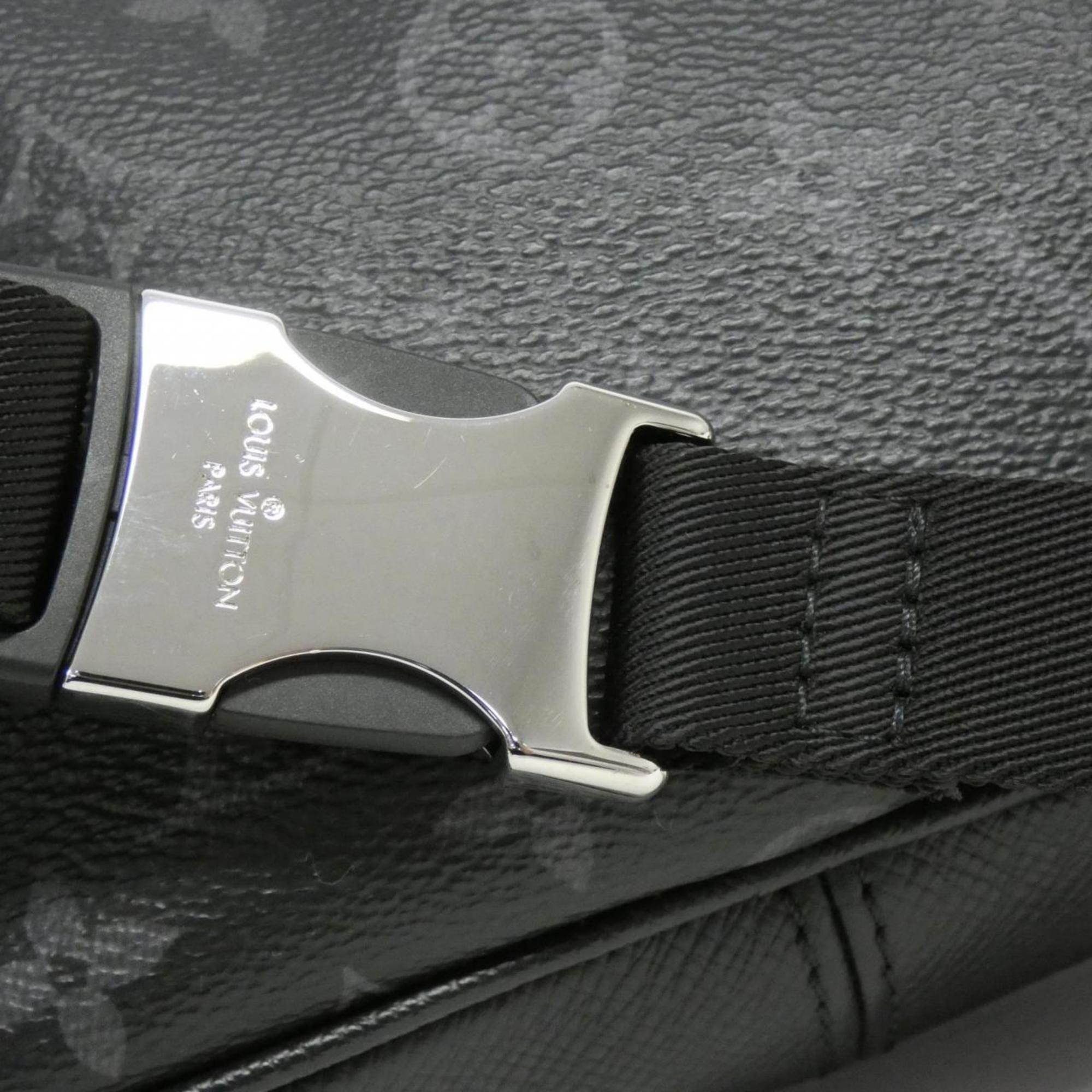 Louis Vuitton Black Coated Canvas Shoulder Bag (Pre-Owned)