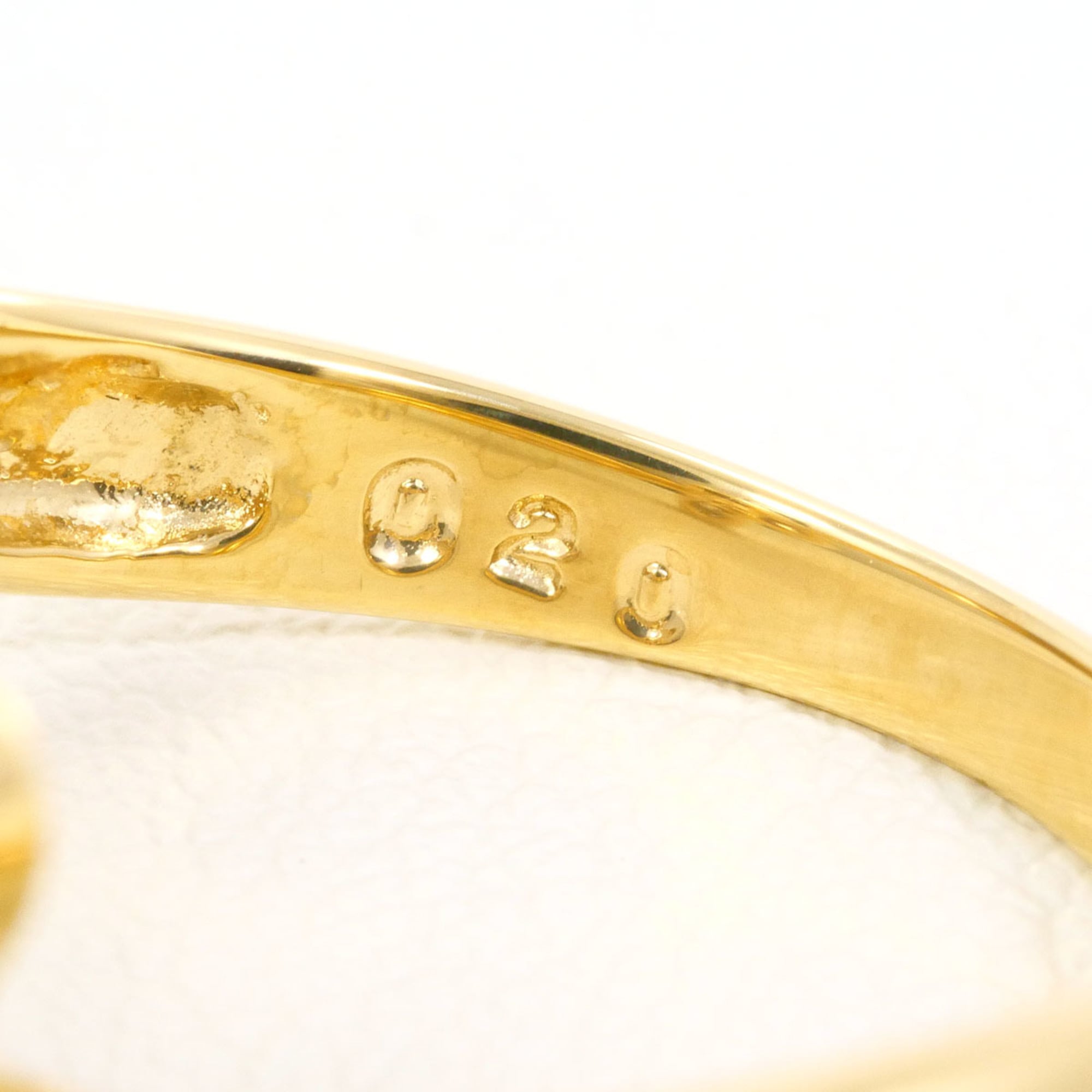 Unbranded Brown Yellow Gold Yellow Gold (18K) Band Ring (Pre-Owned)