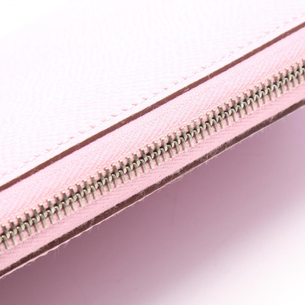 Hermes Pink Epsom Leather Long Wallet (Bi-Fold) (Pre-Owned)