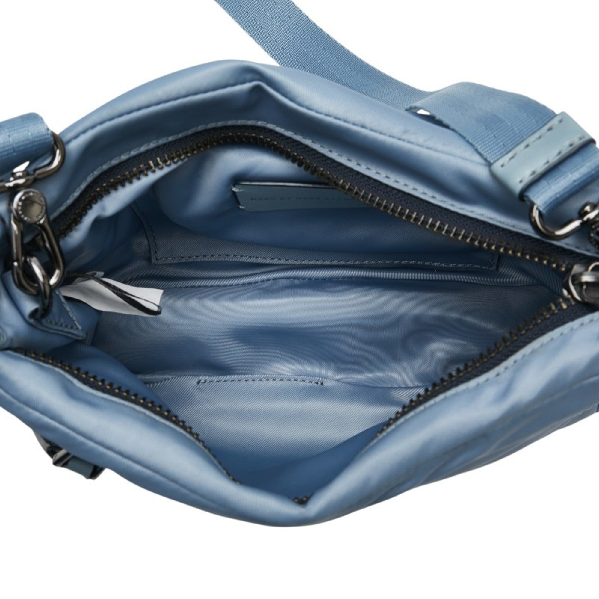 Marc Jacobs Blue Nylon Leather Shoulder Bag (Pre-Owned)