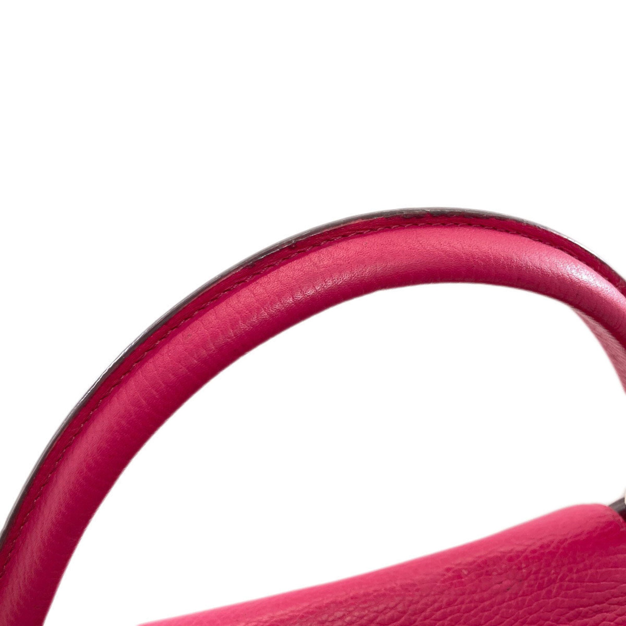 Louis Vuitton Pink Leather Handbag (Pre-Owned)