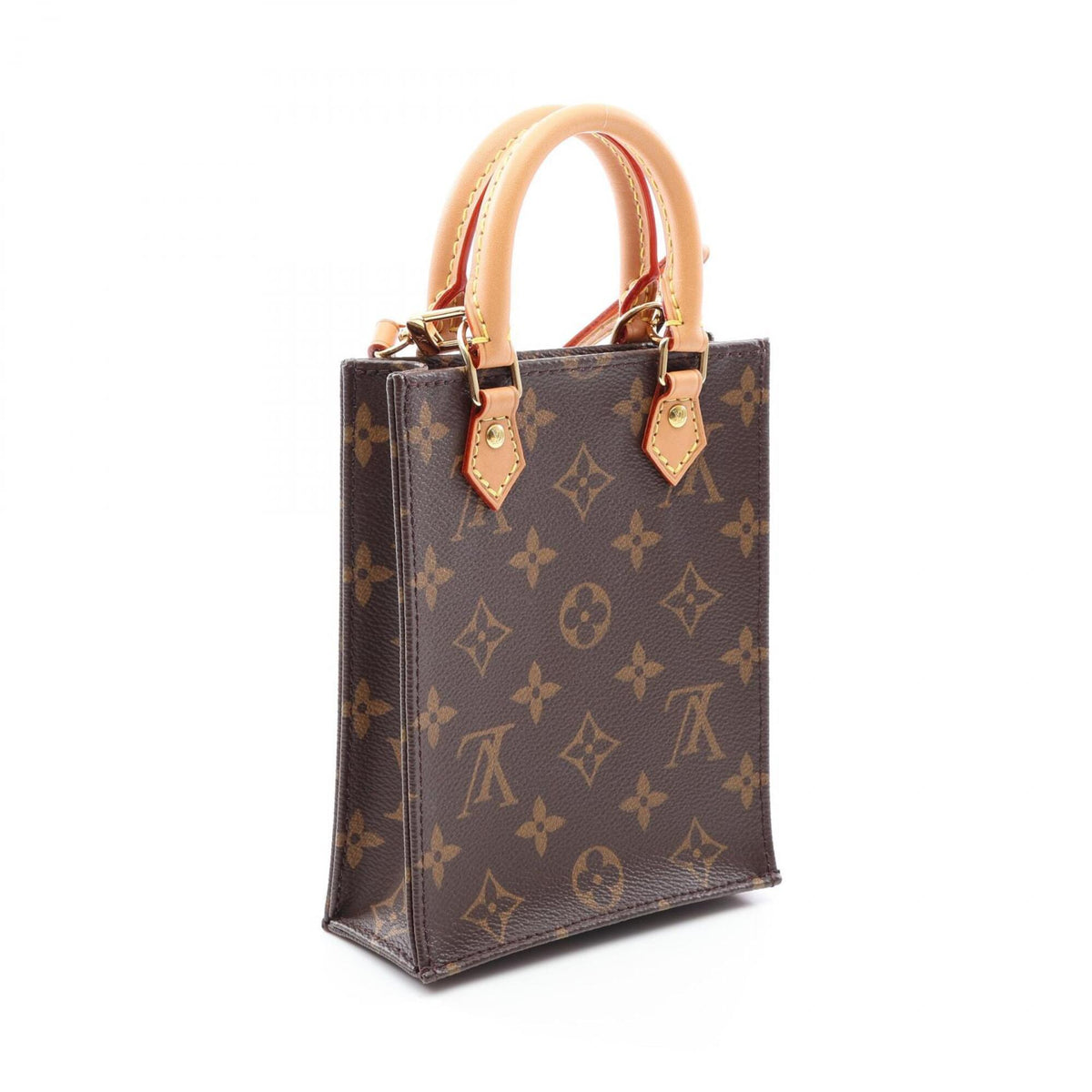 Louis Vuitton Brown Monogram Coated Canvas Handbag (Pre-Owned)
