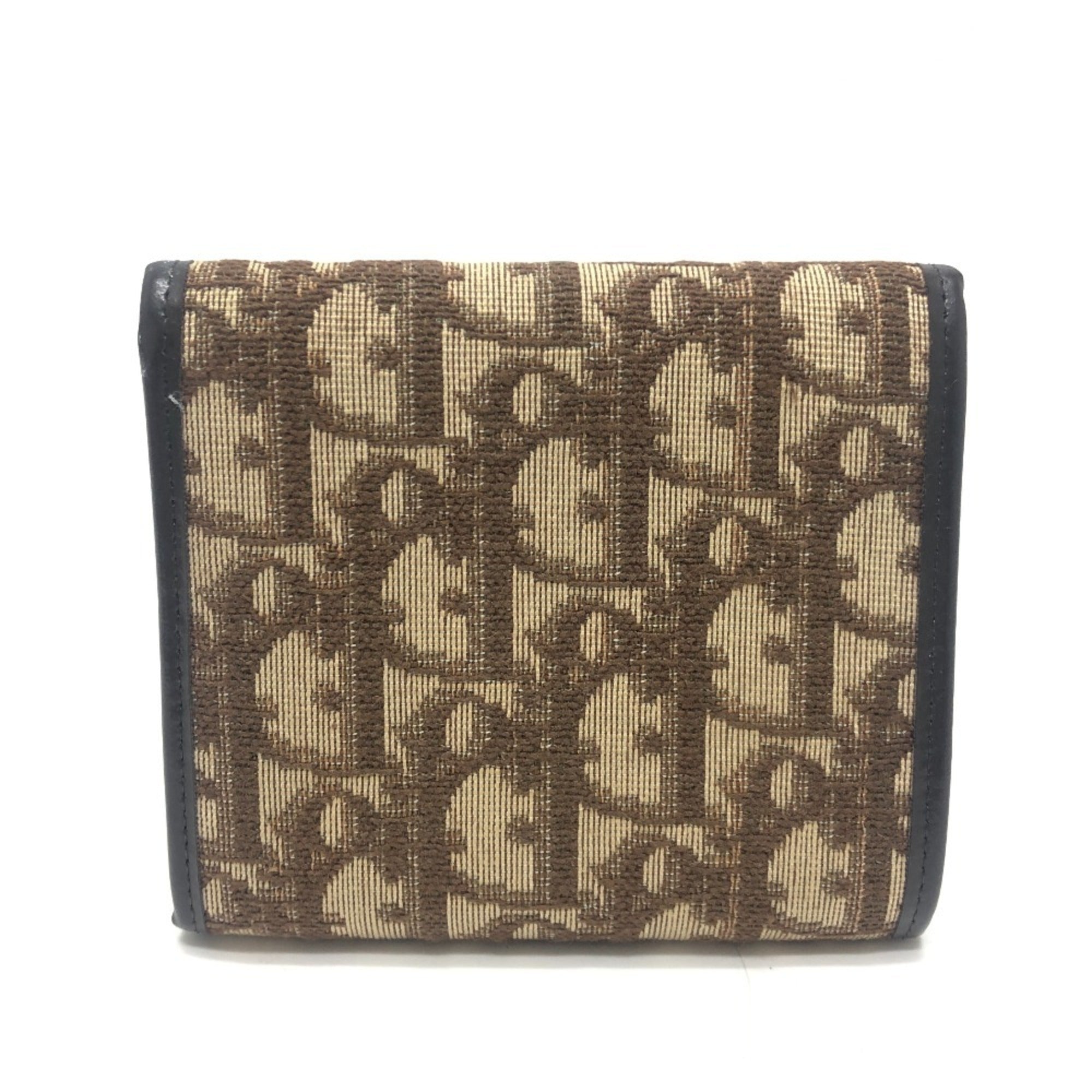 Christian Dior Brown Trotter Wallet (Tri-Fold) (Pre-Owned)