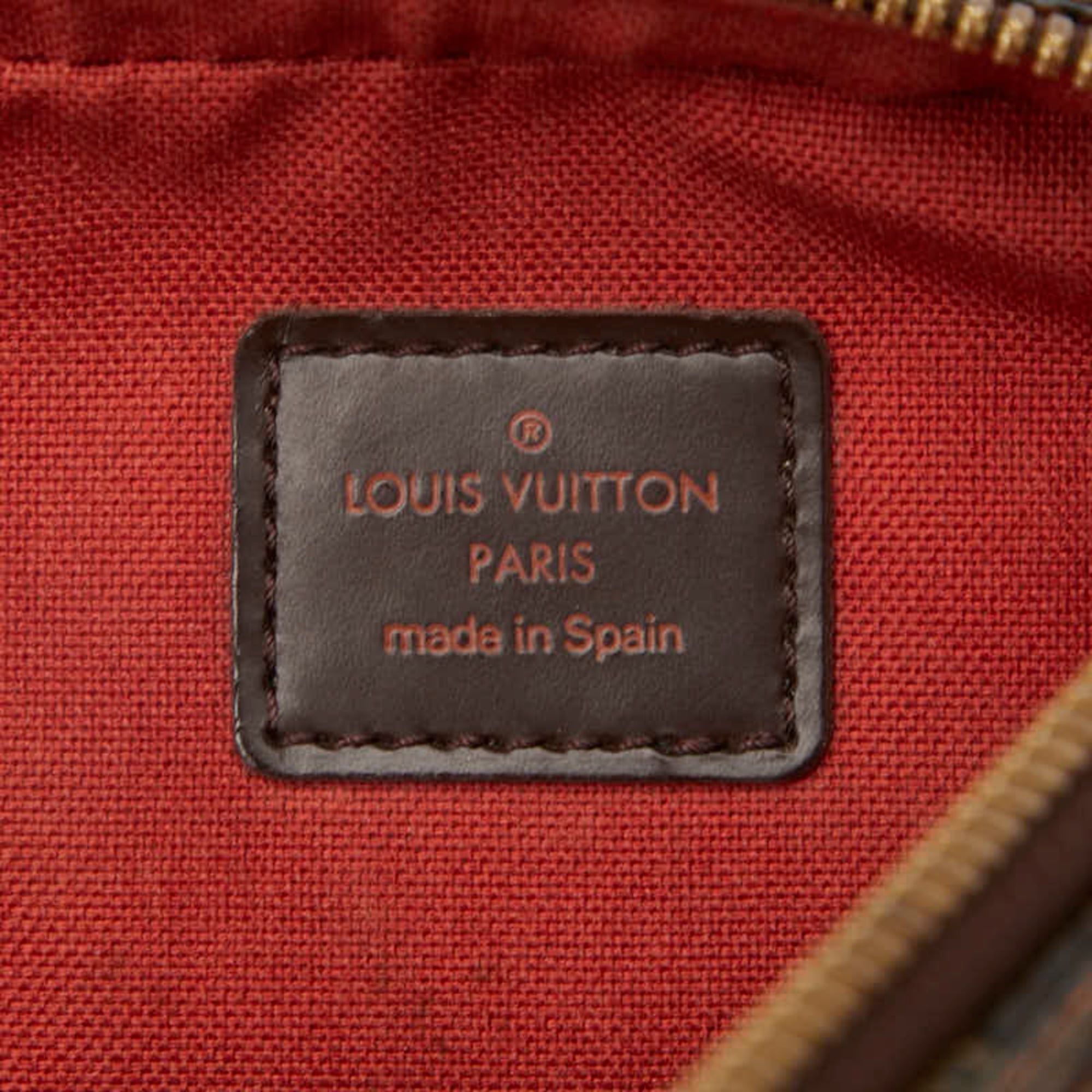 Louis Vuitton Damier Brown Pvc Leather Shoulder Bag Sling Bag (Pre-Owned)