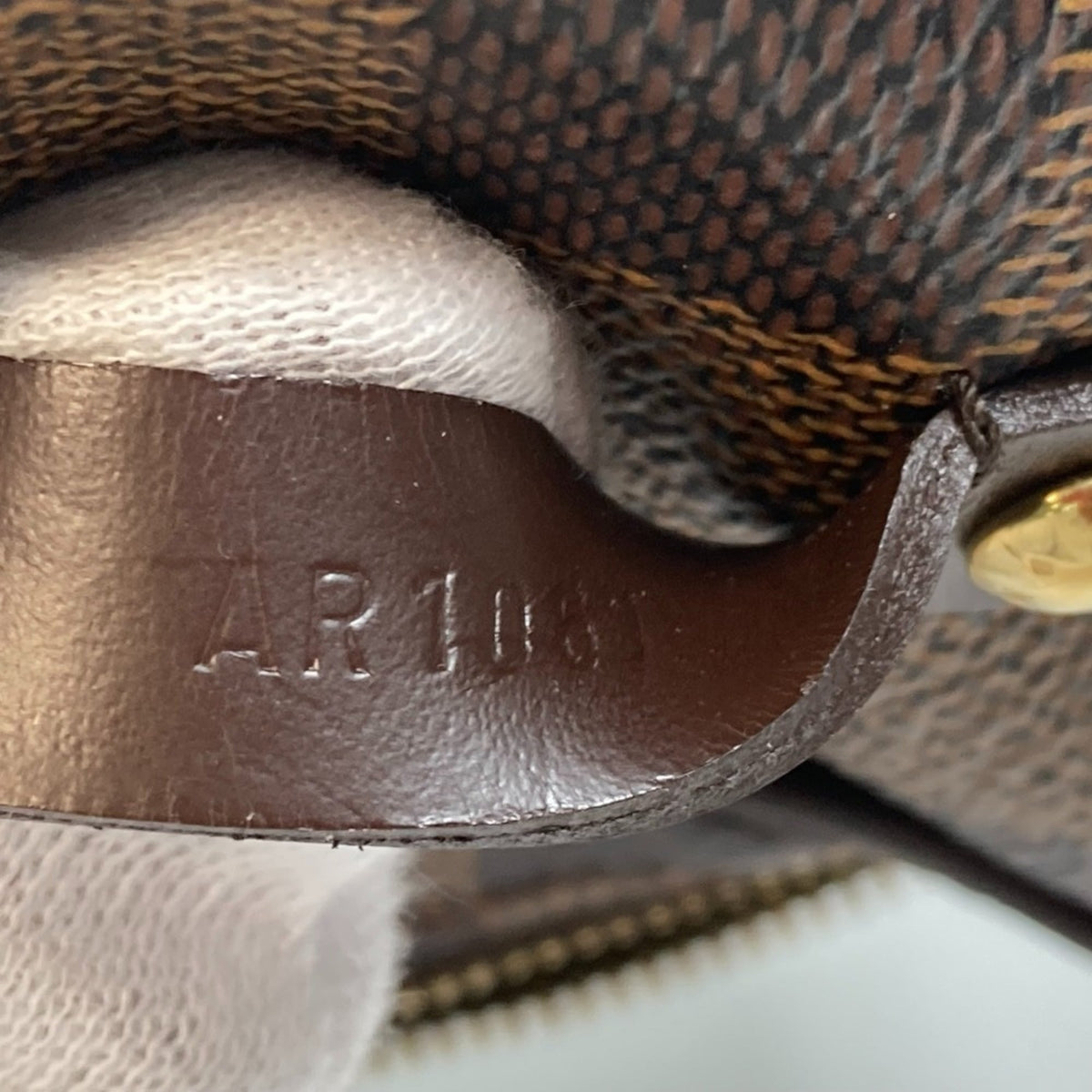 Louis Vuitton Damier Brown Ebene Damier Canvas Shoulder Bag (Pre-Owned)