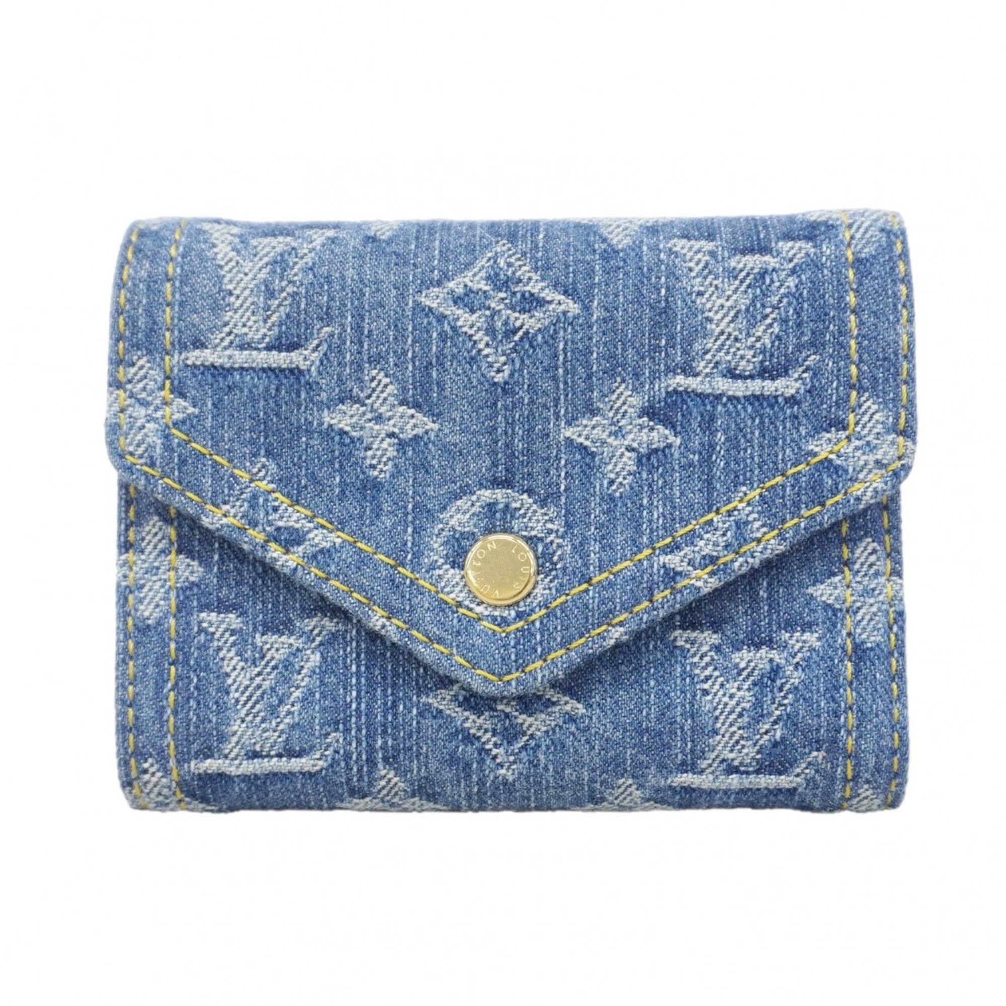 Louis Vuitton Blue Wallet (Tri-Fold) (Pre-Owned)