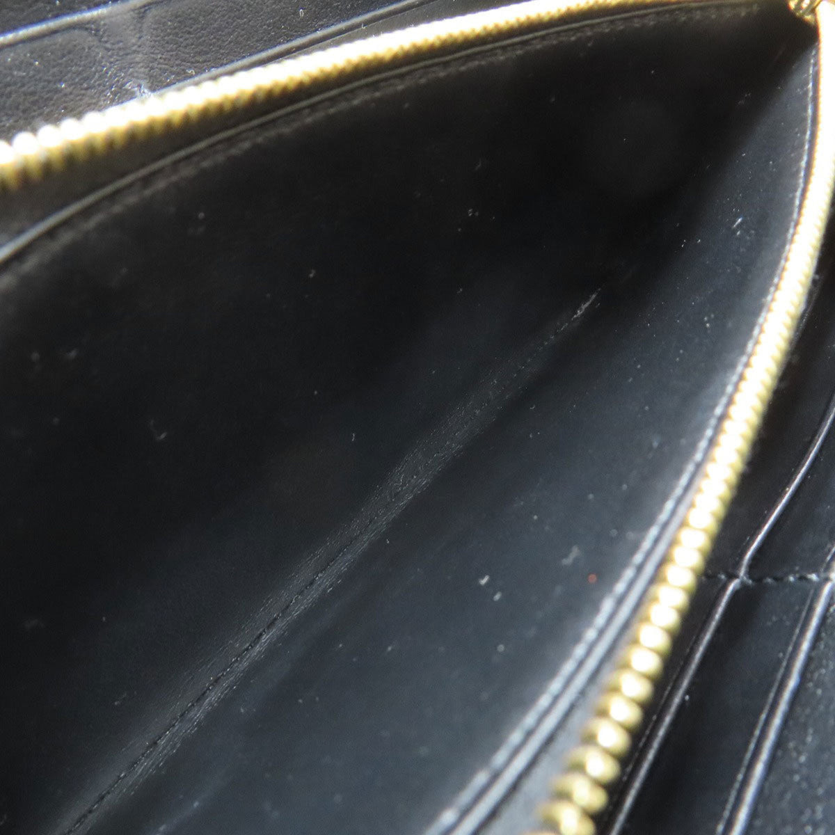 Celine Black Leather Long Wallet (Bi-Fold) (Pre-Owned)