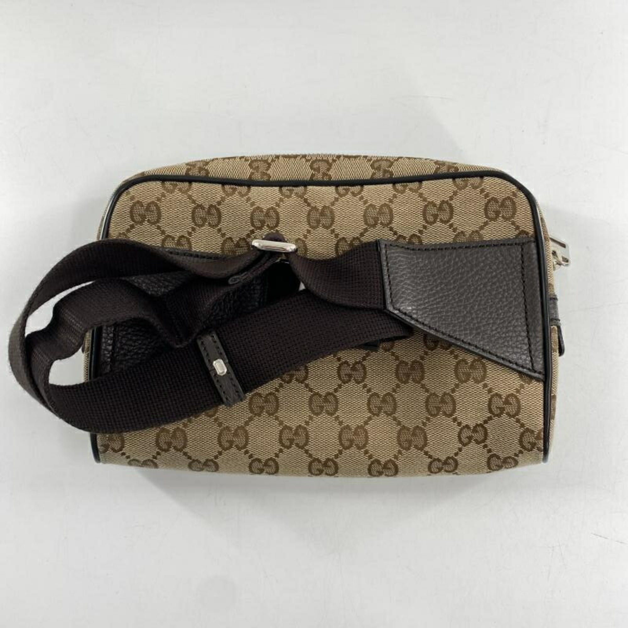 Gucci Gg Canvas Brown Gg Canvas Sling Bag (Pre-Owned)