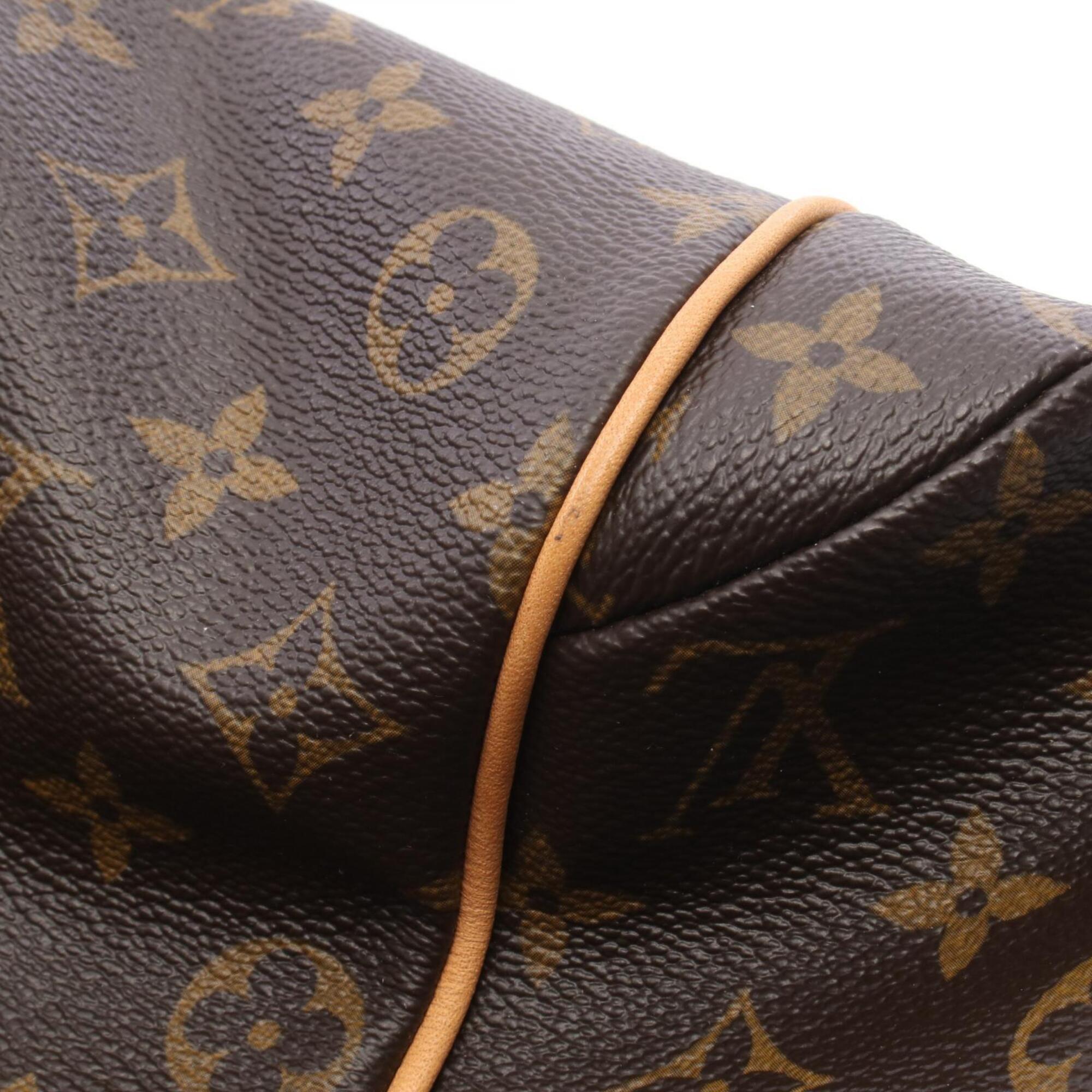 Louis Vuitton Brown Monogram Coated Canvas Handbag Tote Bag (Pre-Owned)