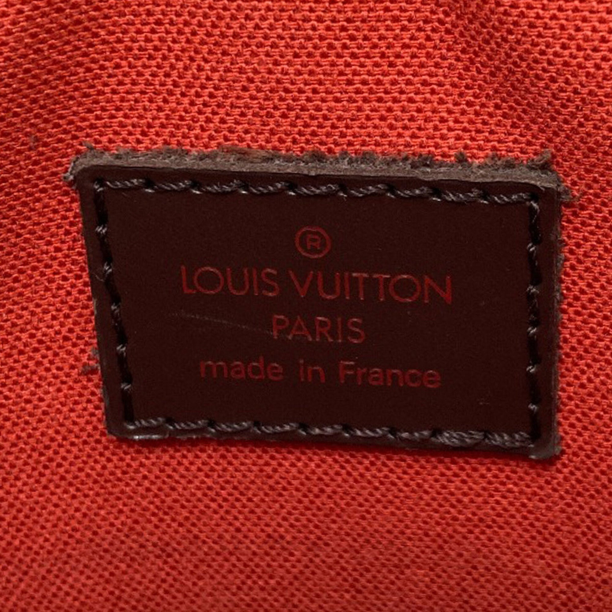 Louis Vuitton Damier Canvas Ebene Damier Canvas Shoulder Bag (Pre-Owned)