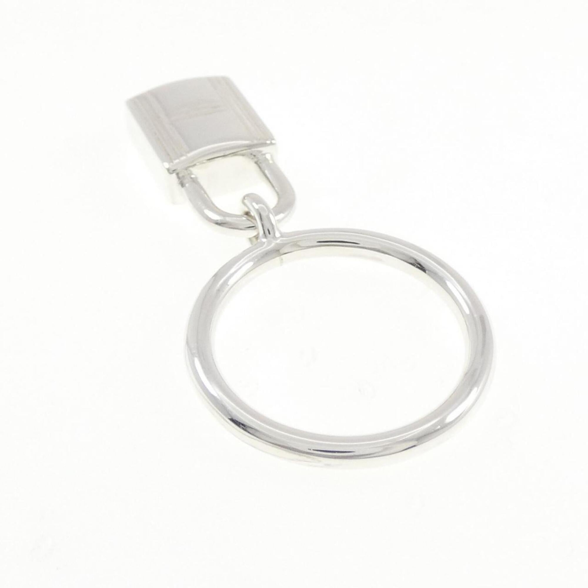 Hermes Silver 925 Band Ring (Pre-Owned)