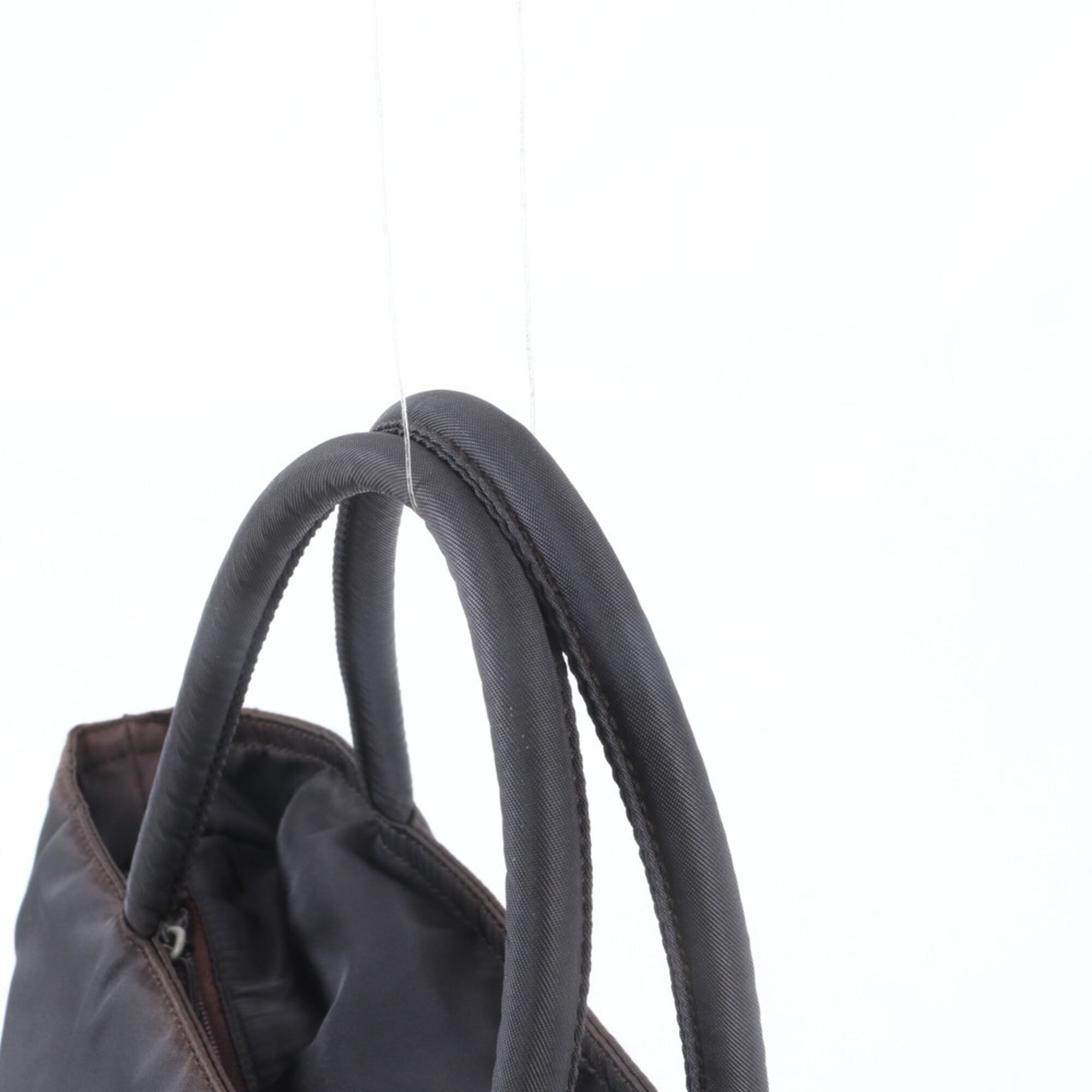 Prada Black Nylon Handbag Shoulder Bag Tote Bag (Pre-Owned)