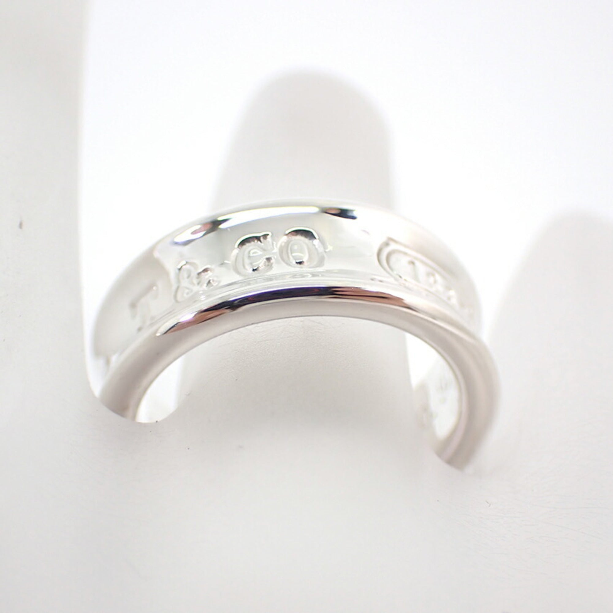 Tiffany Silver Sterling Silver 925 Band Ring (Pre-Owned)
