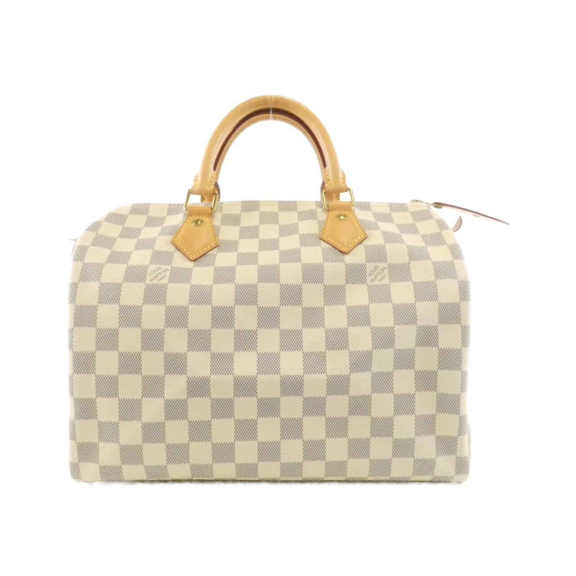 Louis Vuitton Azur Coated Canvas Boston Bag (Pre-Owned)