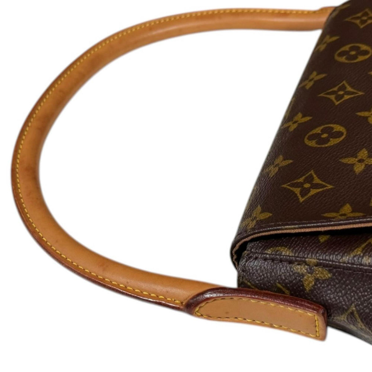 Louis Vuitton Brown Monogram Canvas Handbag (Pre-Owned)