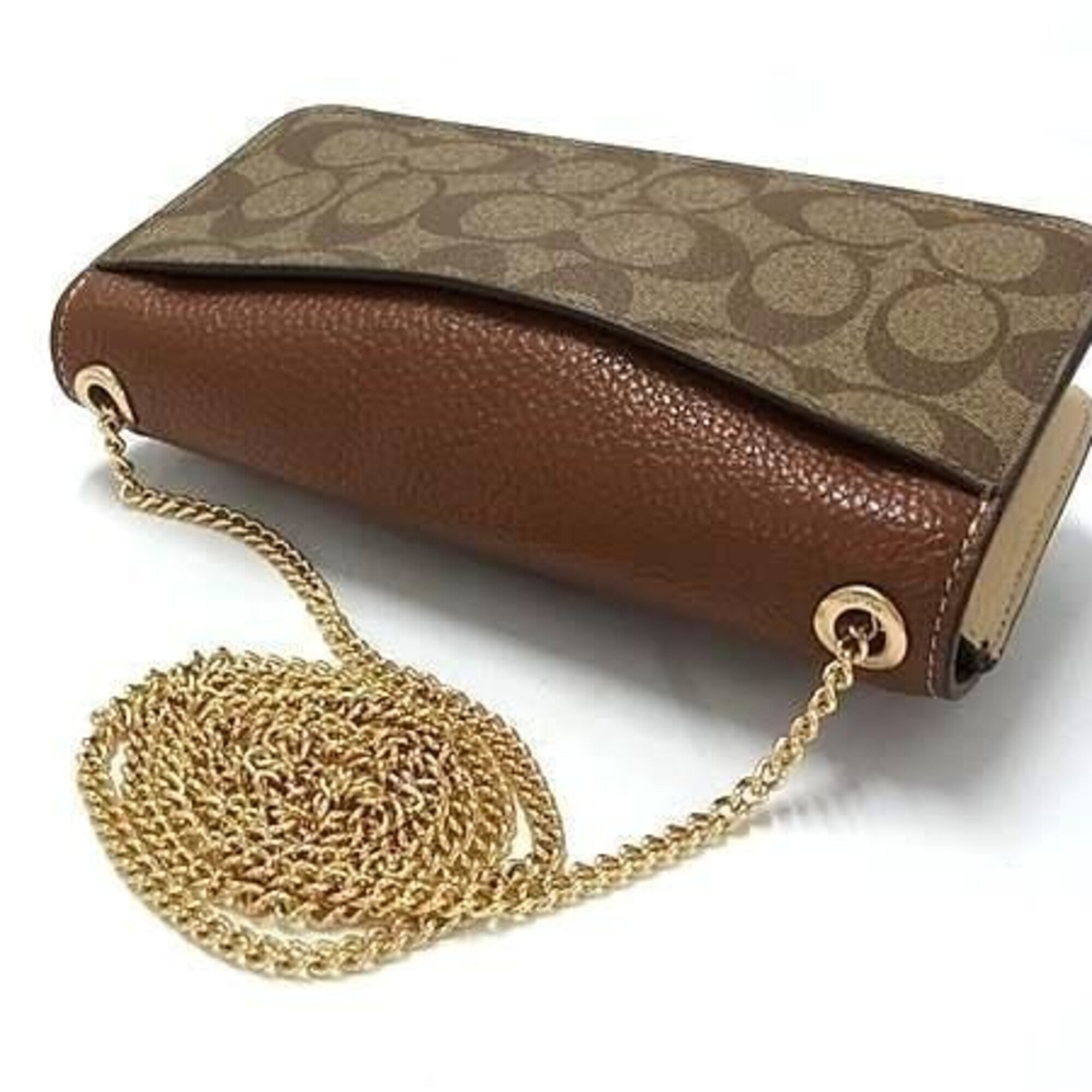 Coach Brown Pvc Leather Shoulder Bag (Pre-Owned)