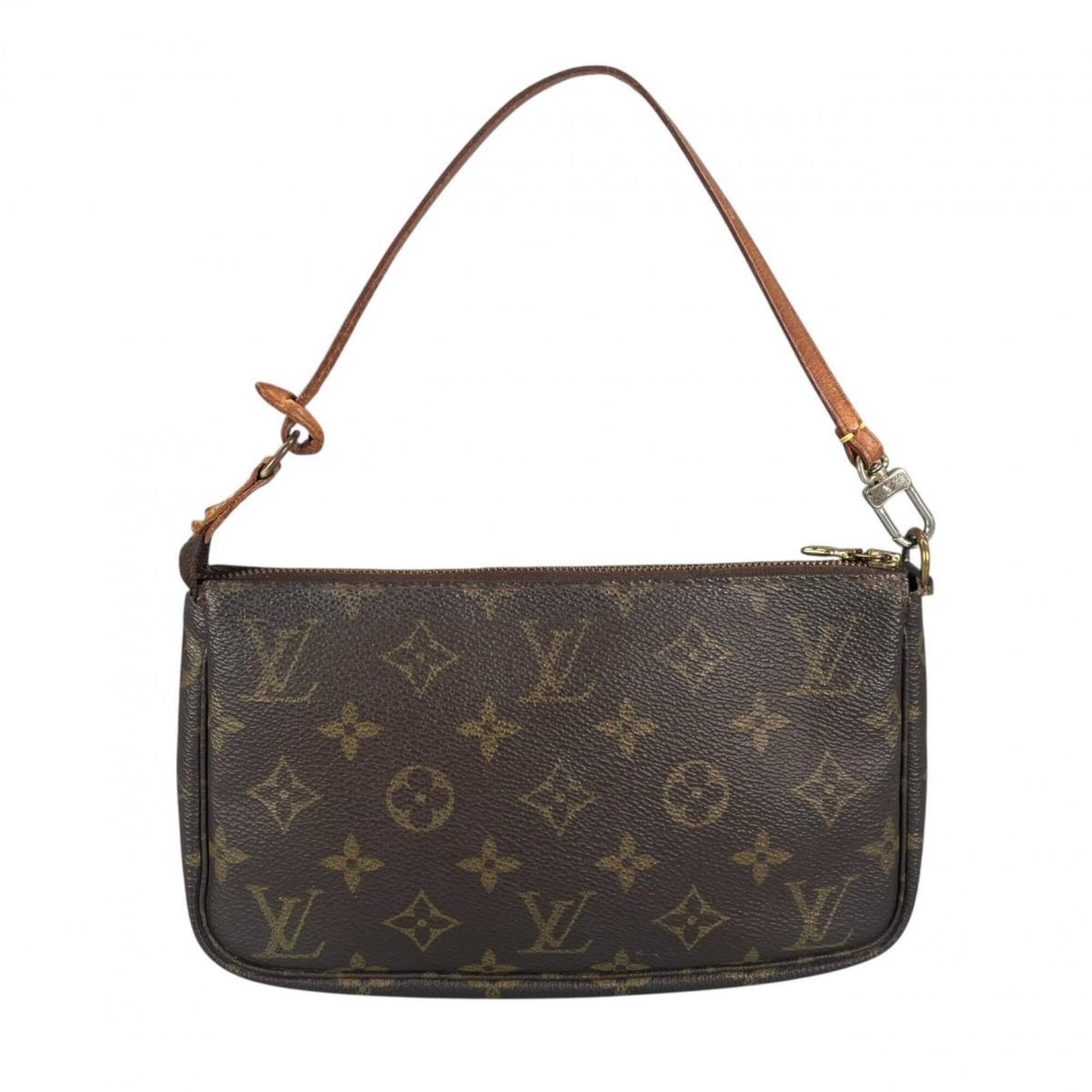Louis Vuitton Brown Galle Monogram Or Monogram Handbag Pochette (Pre-Owned)