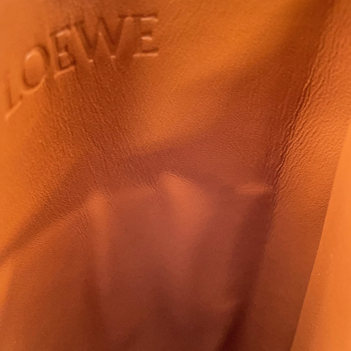 Loewe Brown Leather Handbag Shoulder Bag (Pre-Owned)