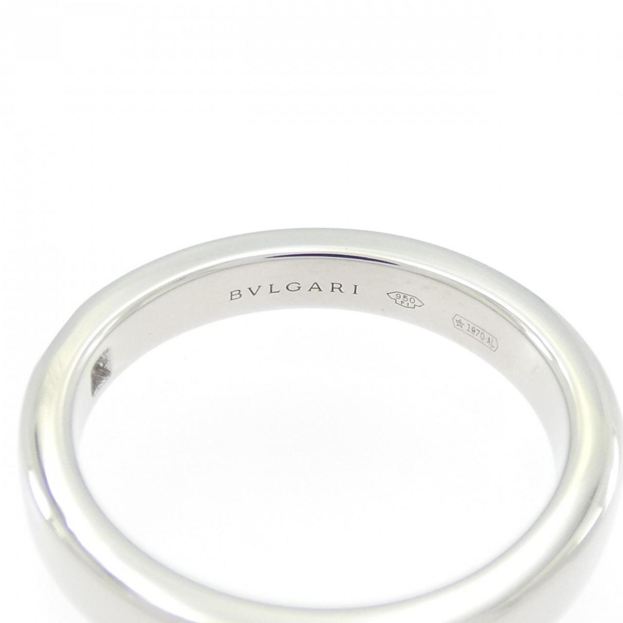 Bvlgari Platinum Platinum 950 Band Ring (Pre-Owned)