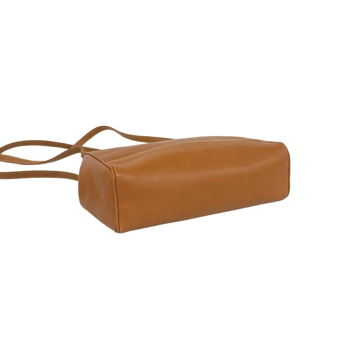 Loewe Brown Leather Shoulder Bag Tote Bag (Pre-Owned)