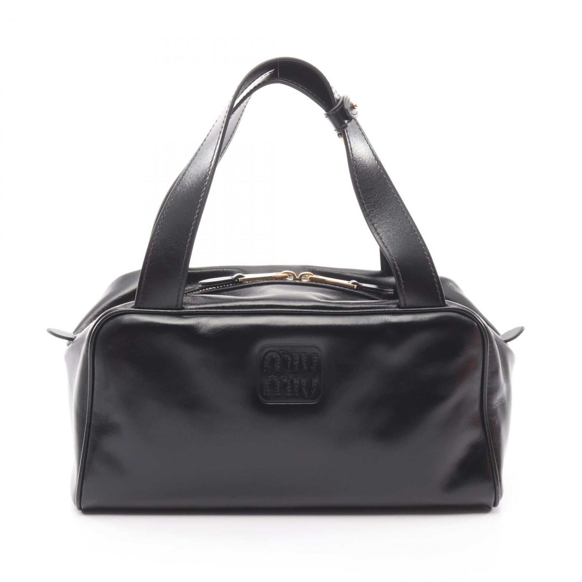 Miu Miu Black Leather Handbag (Pre-Owned)