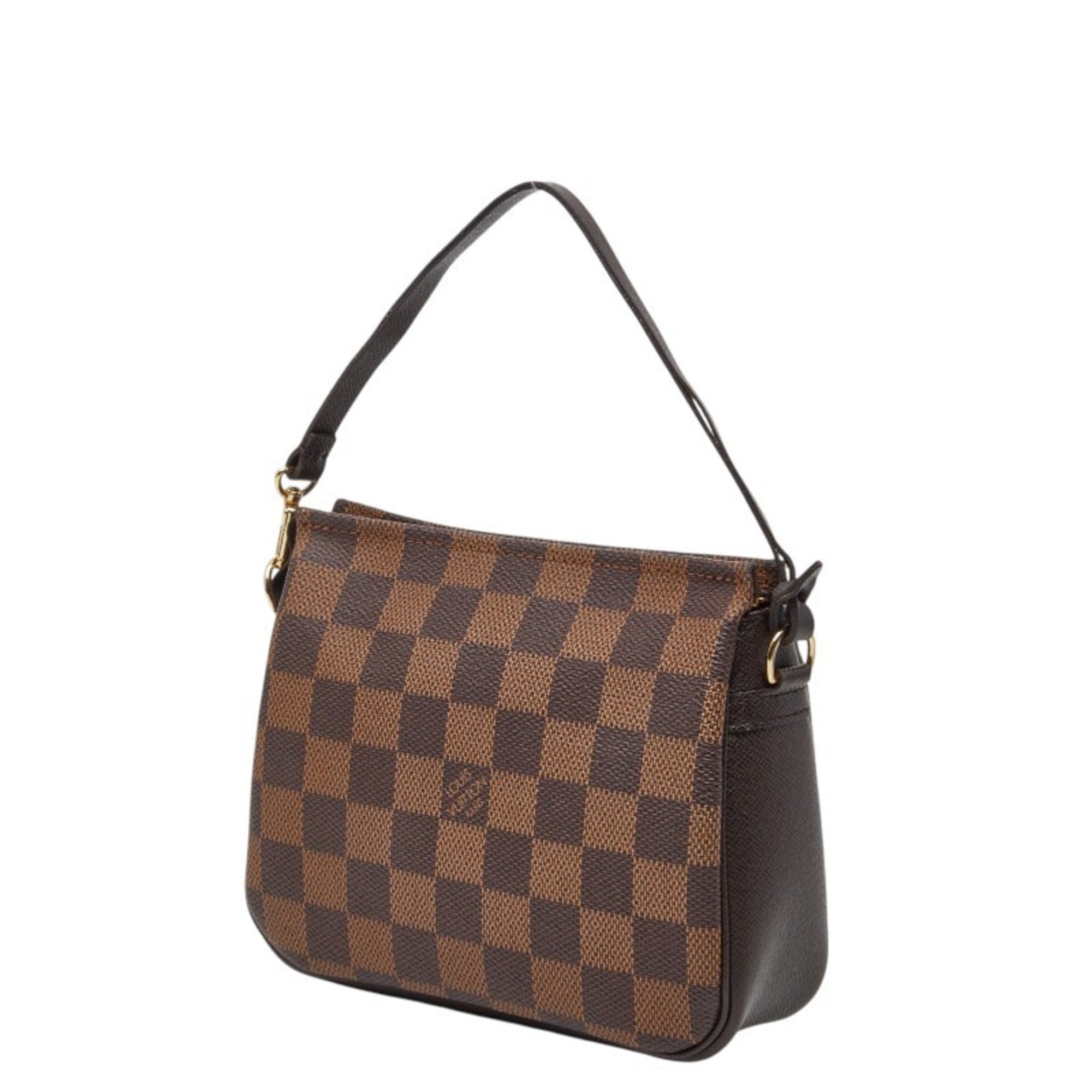 Louis Vuitton Damier Brown Damier Canvas Handbag Pouch (Pre-Owned)