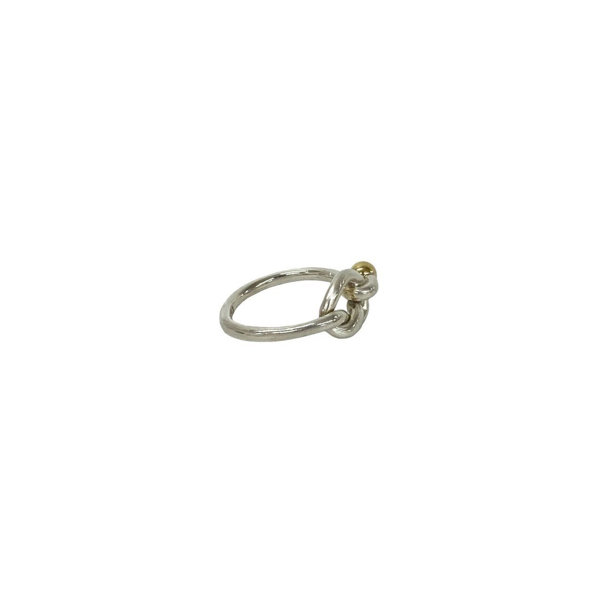 Tiffany Gold Silver Gold (18K) Silver 925 Band Ring (Pre-Owned)