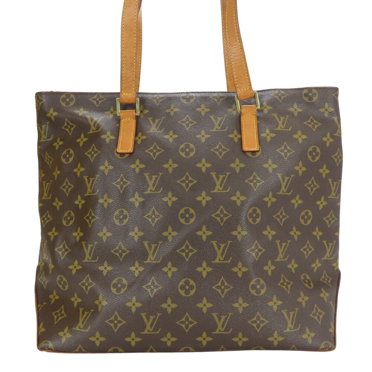 Louis Vuitton Brown Monogram Leather Tote Bag (Pre-Owned)