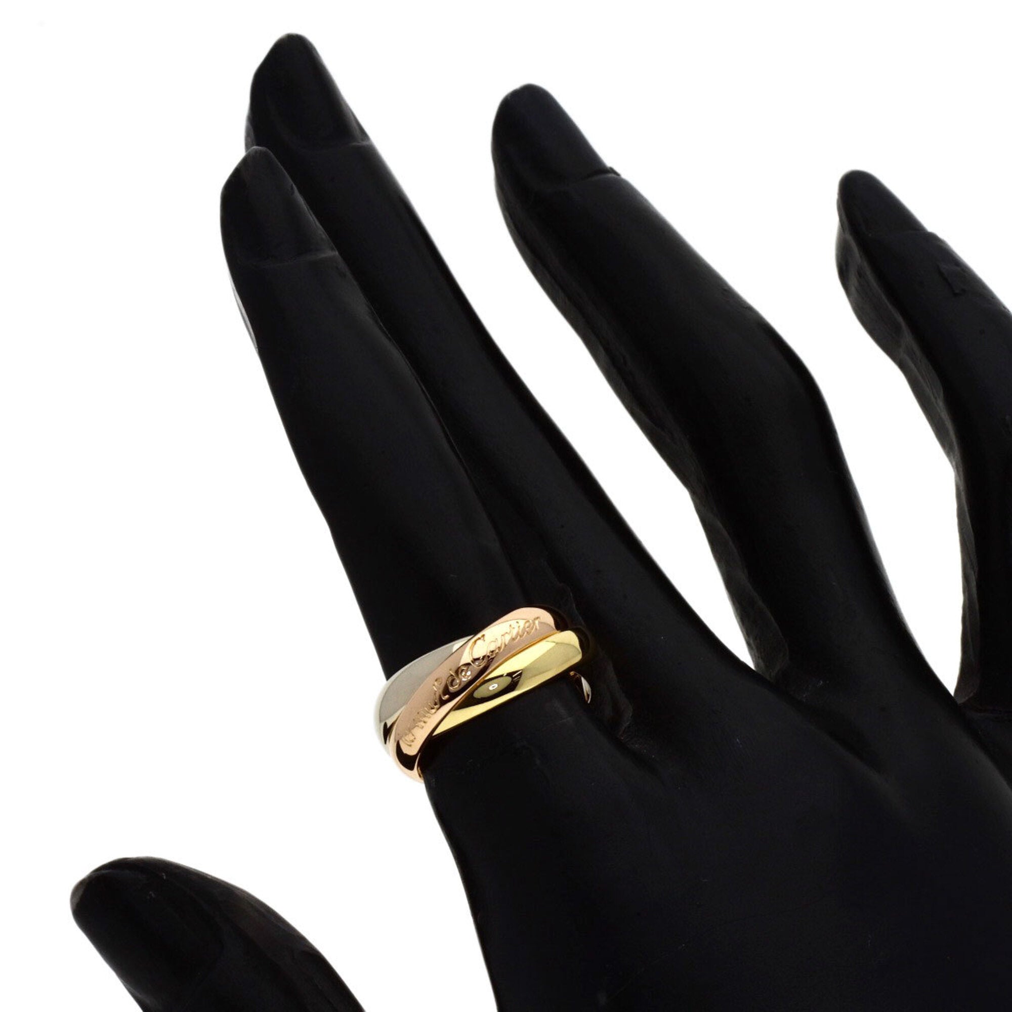 Cartier Trinity Yellow Gold (18K) Pink Gold (18K) White Gold (18K) Band Ring (Pre-Owned)