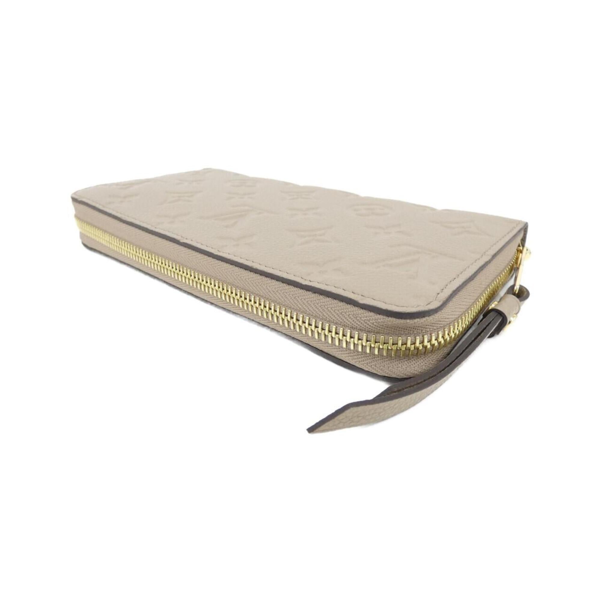 Louis Vuitton Tourterelle Leather Long Wallet (Bi-Fold) (Pre-Owned)