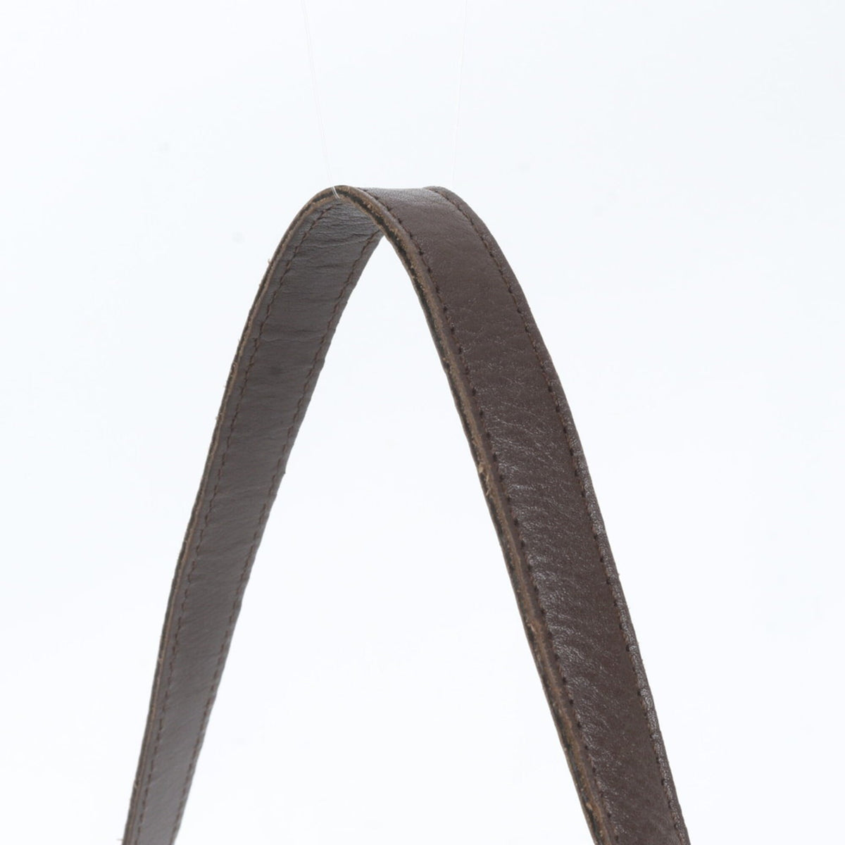 Burberry Brown Leather Canvas Shoulder Bag Tote Bag (Pre-Owned)