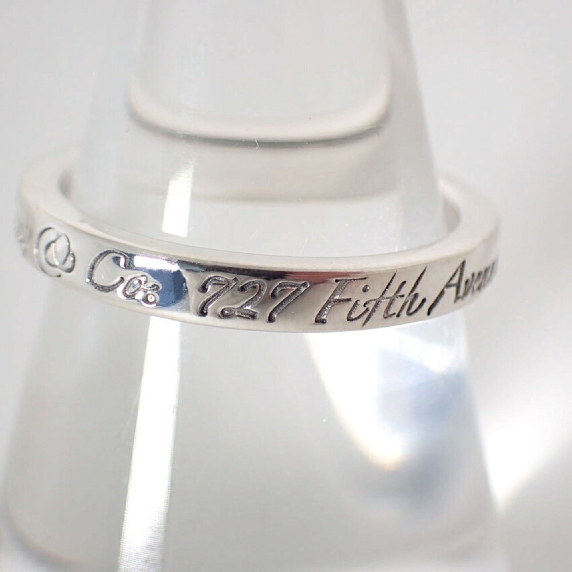 Tiffany Sterling Silver 925 Band Ring (Pre-Owned)