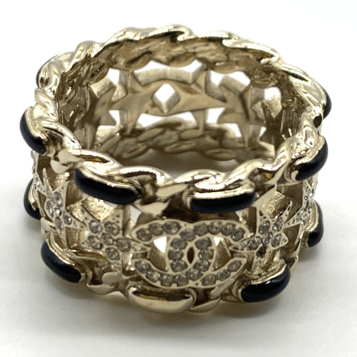 Chanel Metal Band Ring (Pre-Owned)