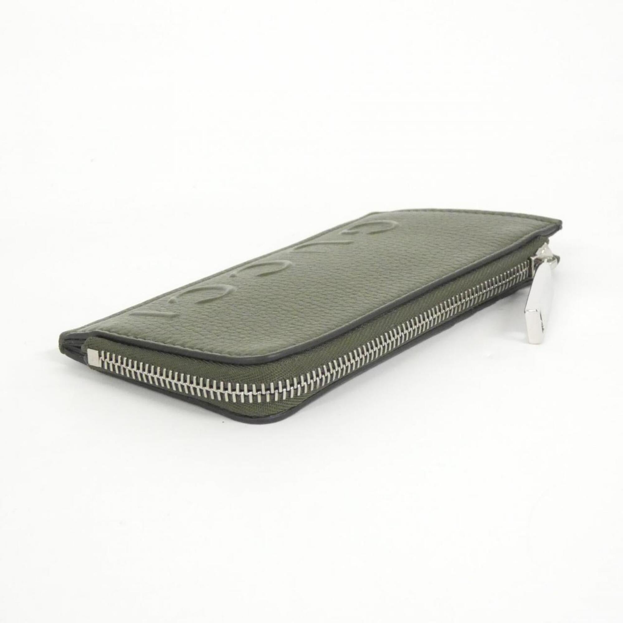 Gucci Green Leather Coin Purse/Coin Case (Pre-Owned)