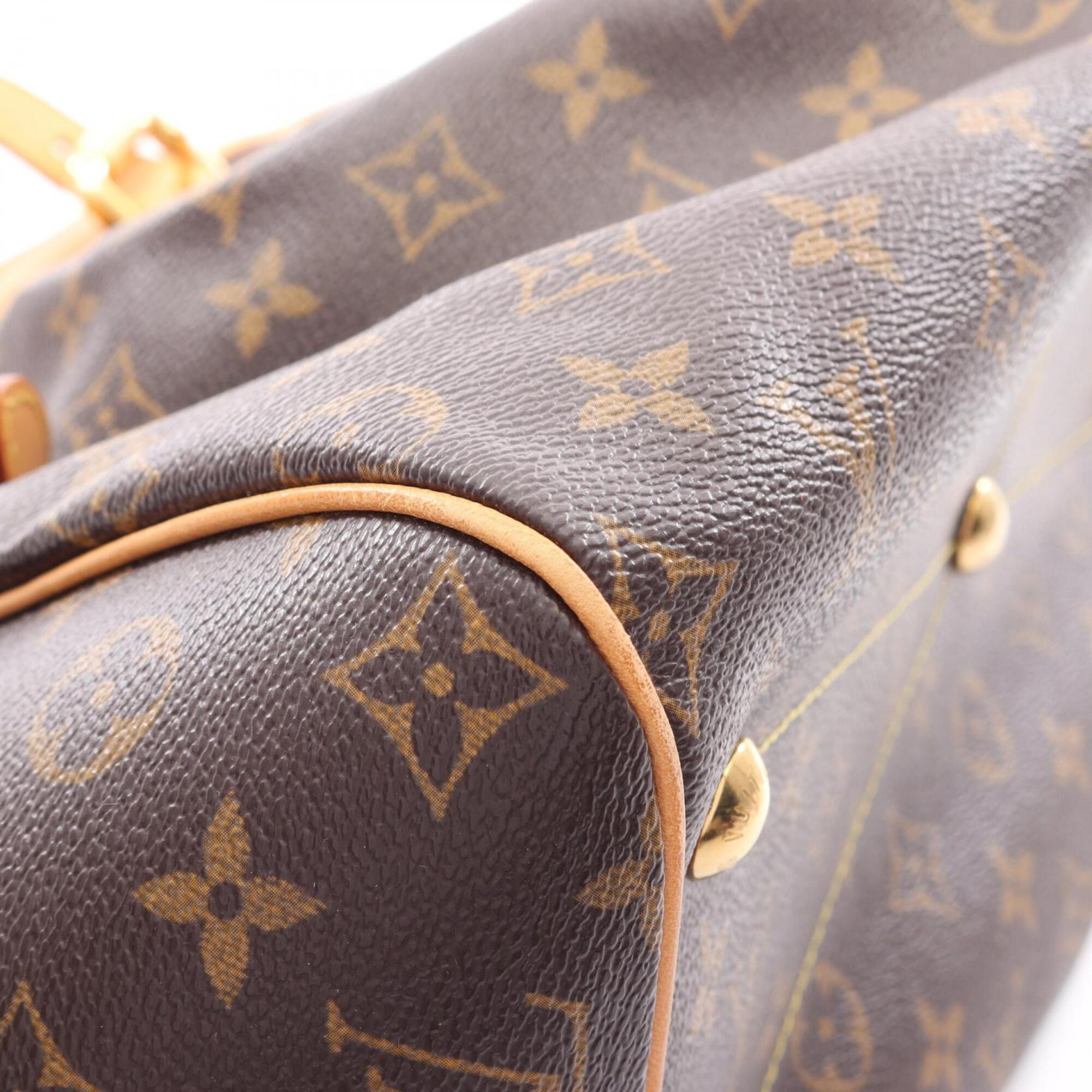 Louis Vuitton Brown Monogram Coated Canvas Leather Monogram Handbag (Pre-Owned)