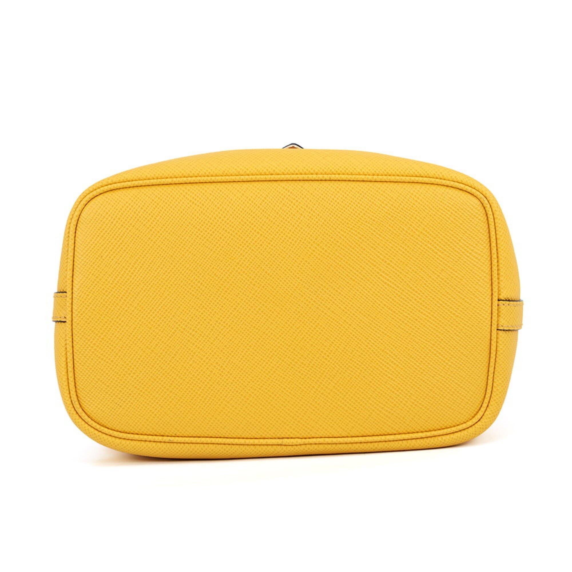 Prada Yellow Leather Handbag (Pre-Owned)