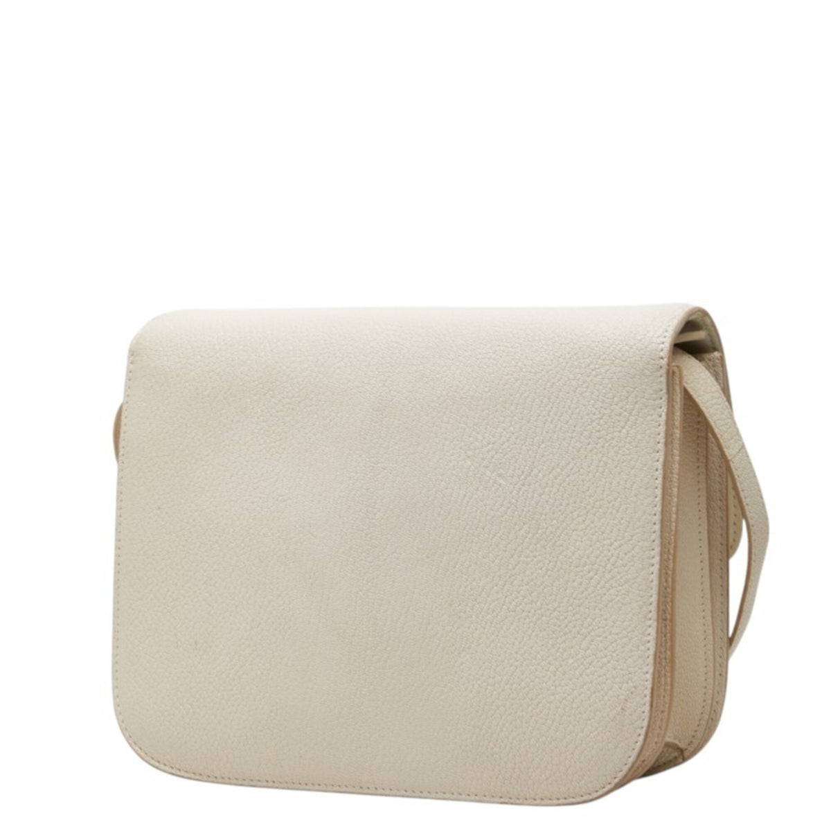 Celine White Leather Shoulder Bag (Pre-Owned)