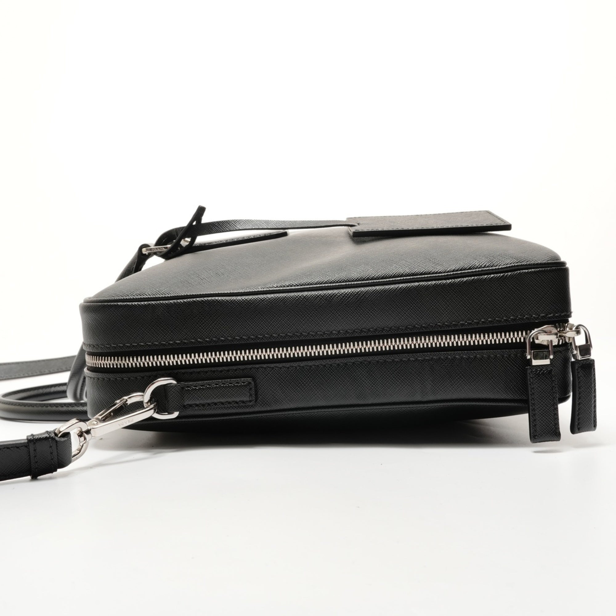 Prada Black Briefcase Handbag (Pre-Owned)