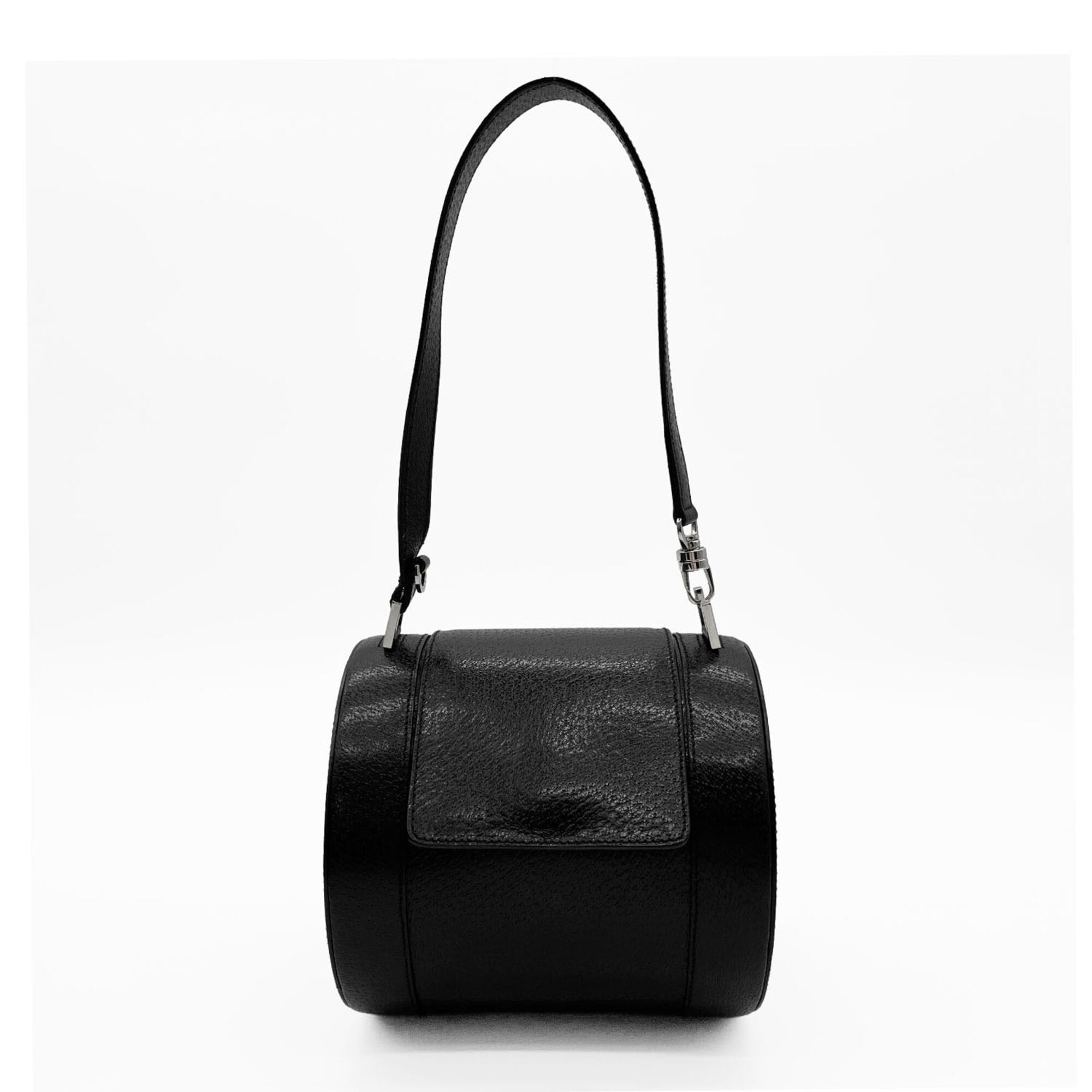 Bvlgari Black Leather Handbag (Pre-Owned)