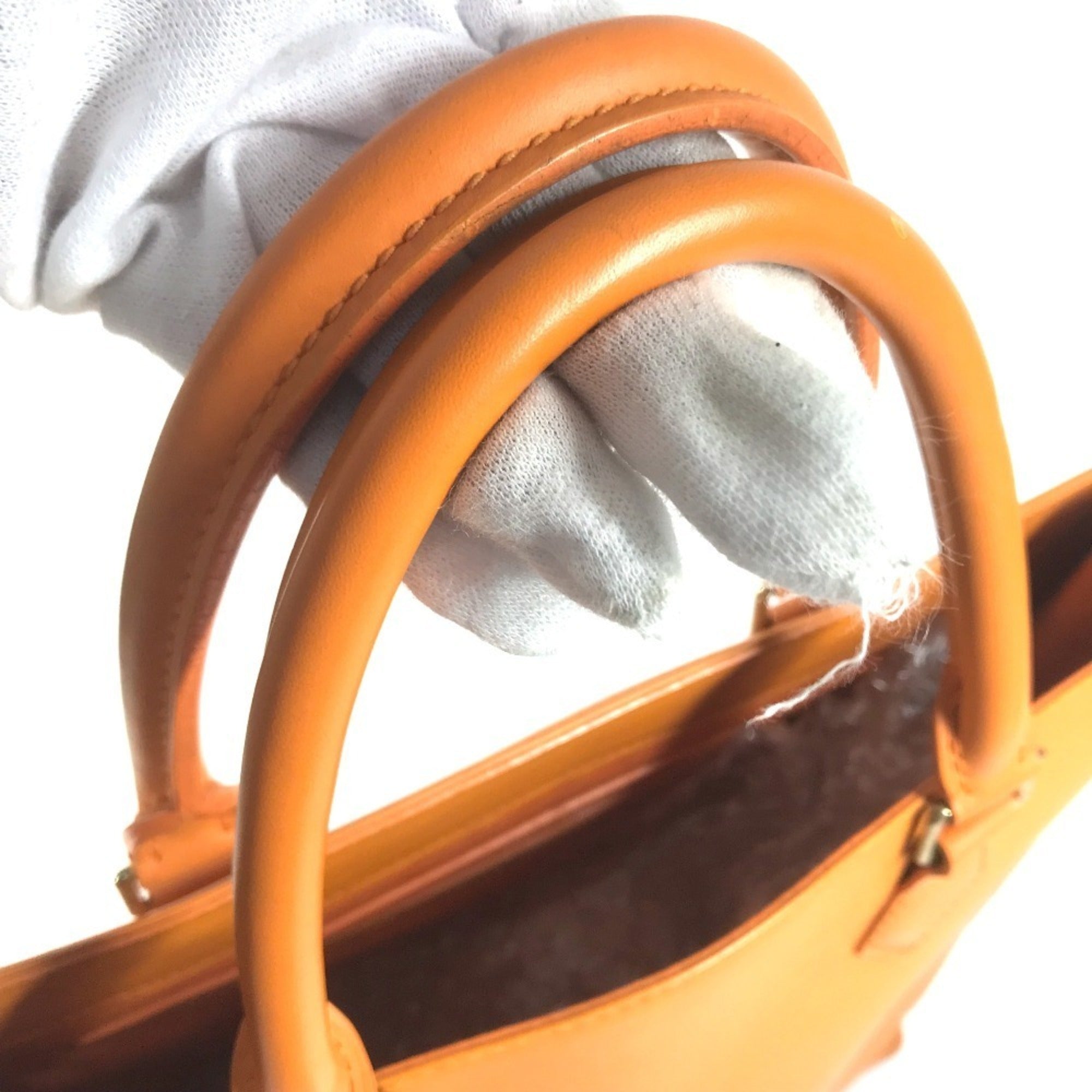 Louis Vuitton Galle Mandarin Orange Epi Leather Handbag Tote Bag (Pre-Owned)