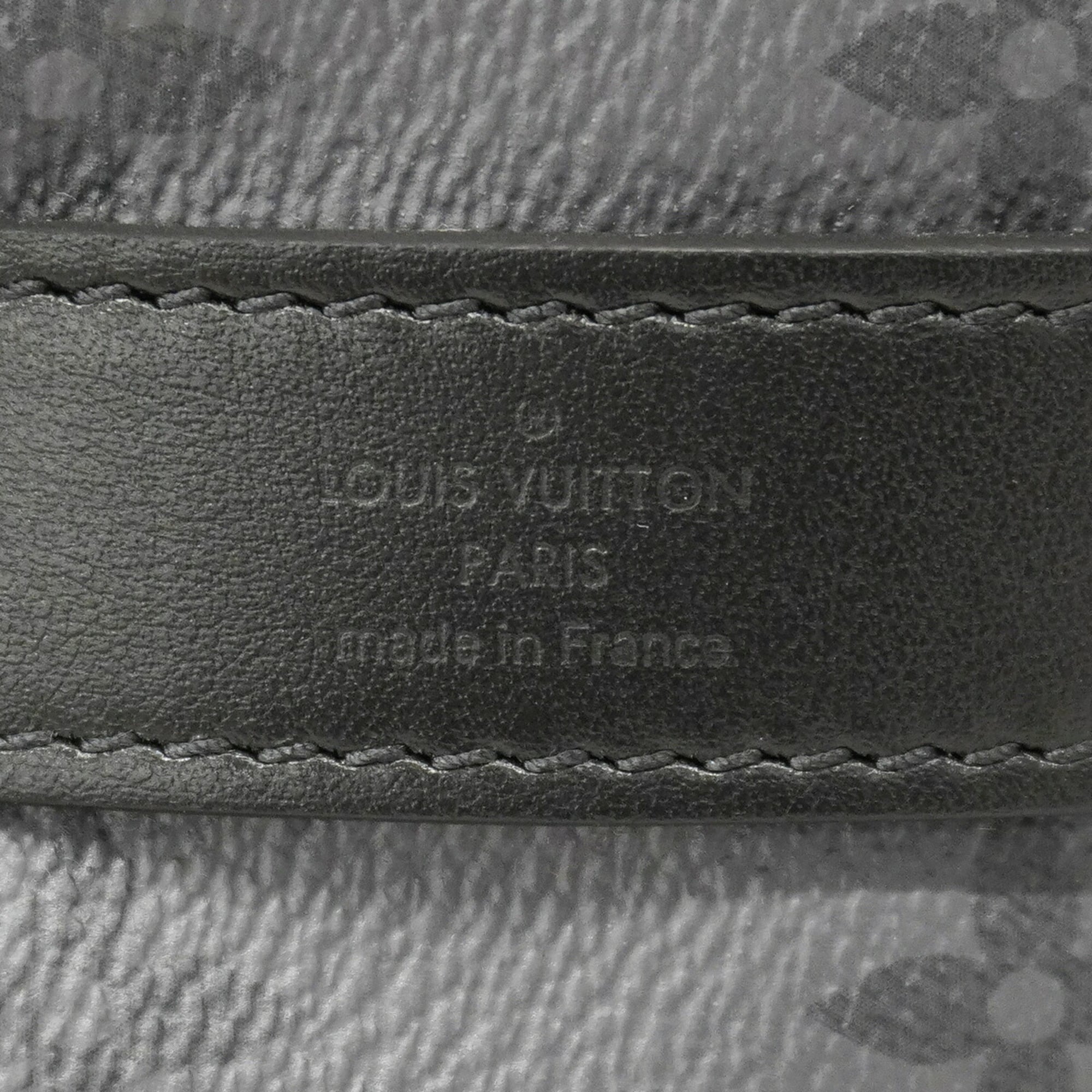 Louis Vuitton Black Gray Handbag (Pre-Owned)