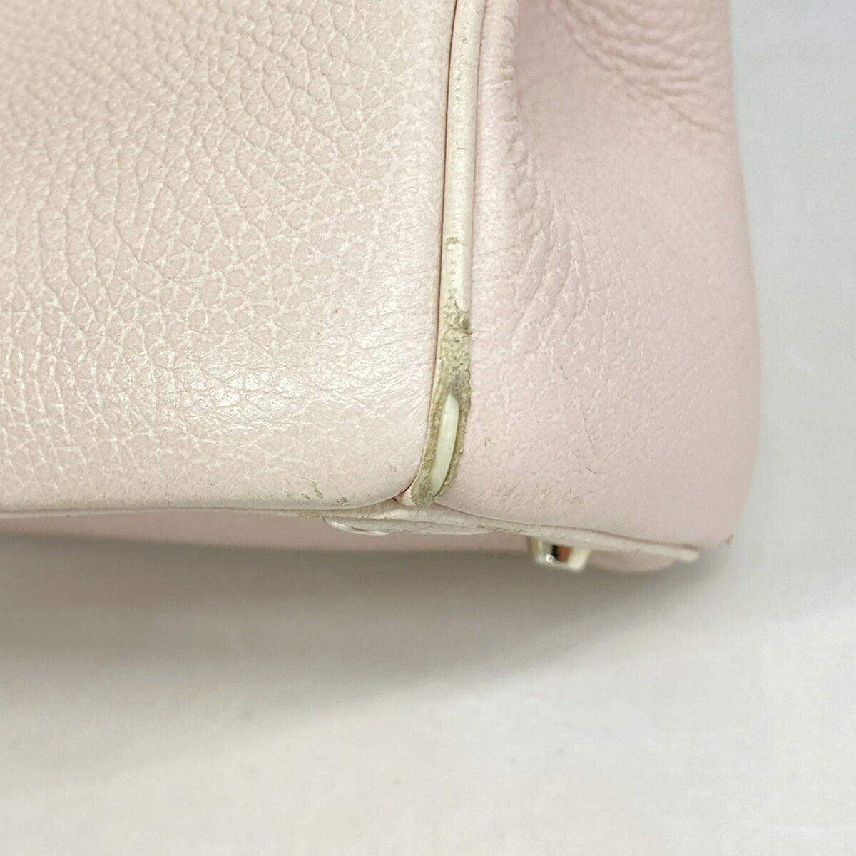 Christian Dior Gray Pink Leather Handbag (Pre-Owned)