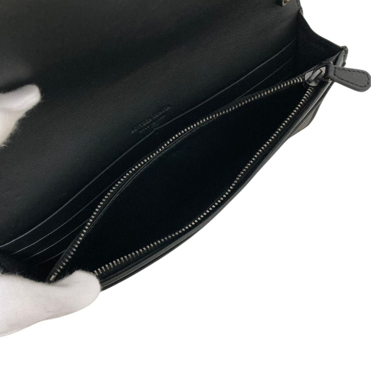 Bottega Veneta Intrecciato Black Intrecciato Shoulder Bag (Pre-Owned)