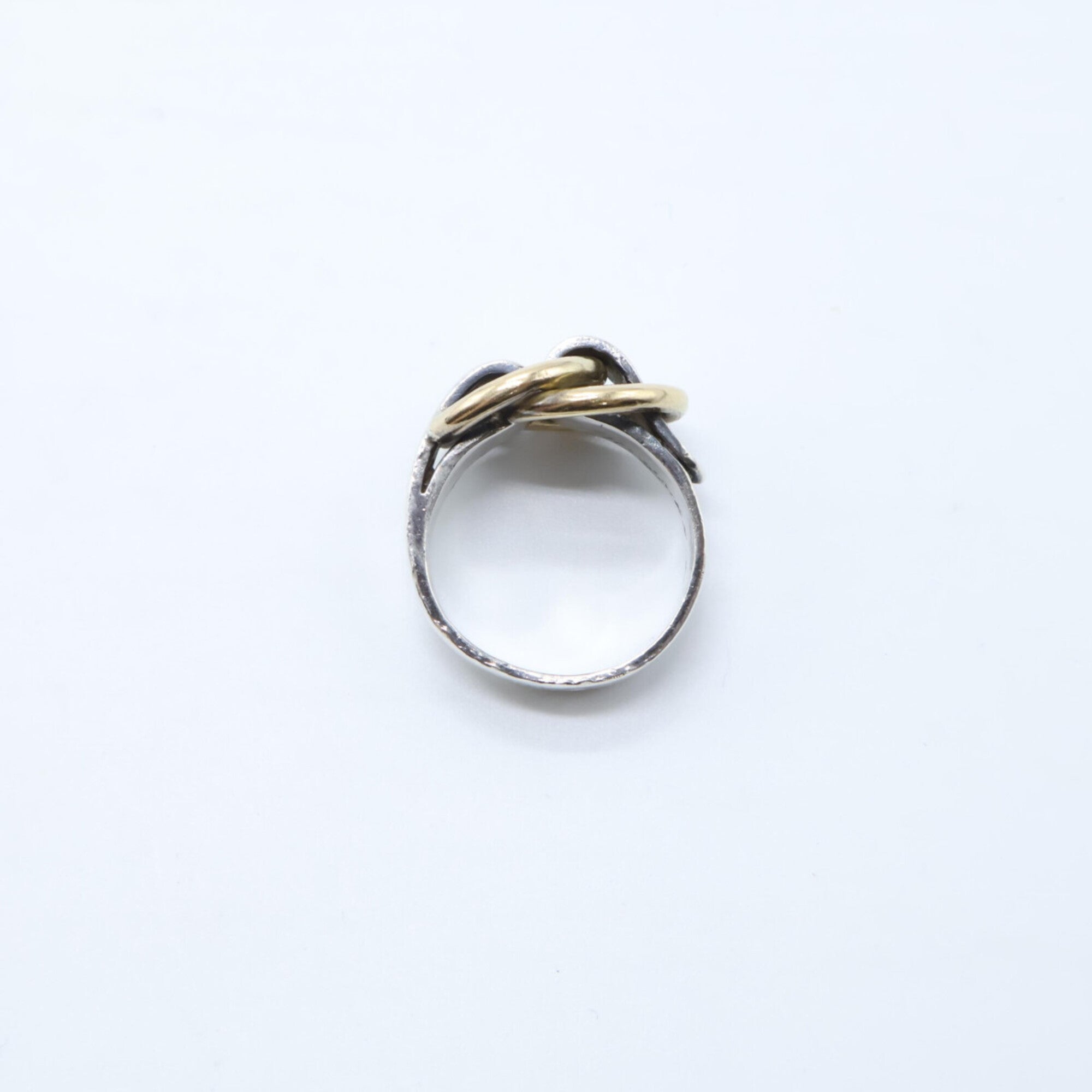 Hermes Silver Silver 925 Band Ring (Pre-Owned)