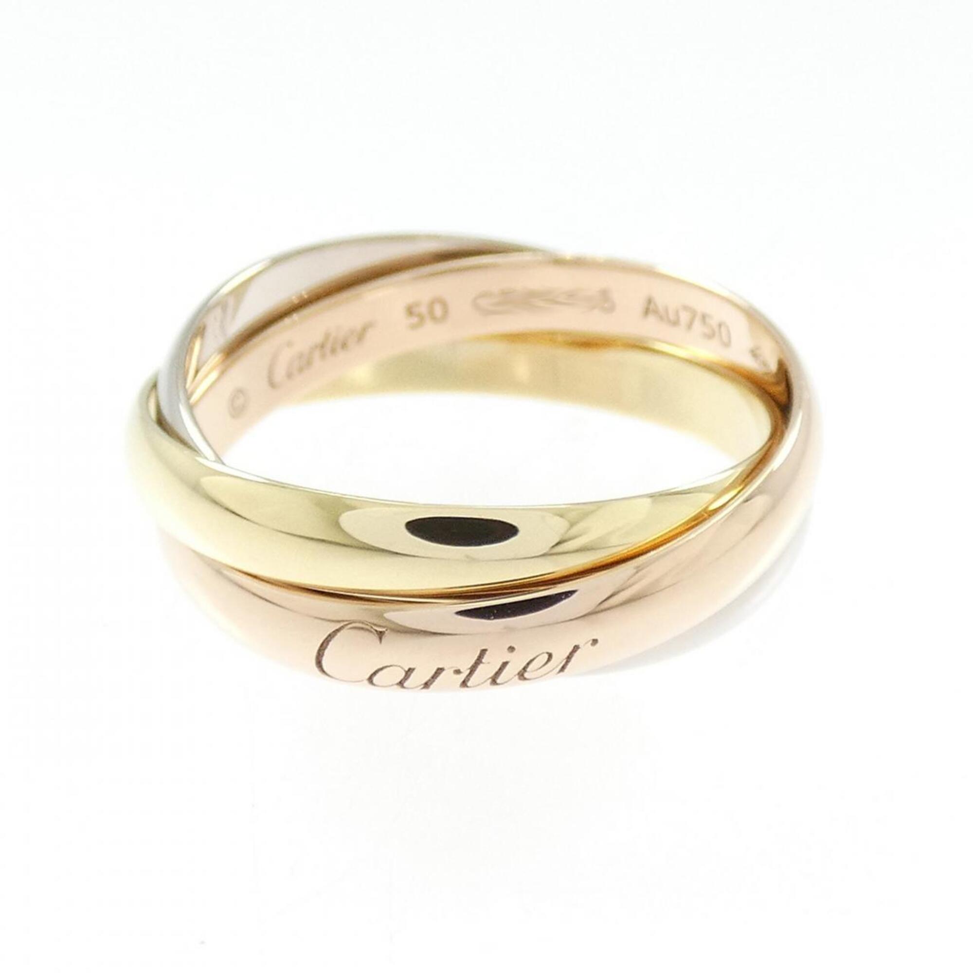 Cartier Yellow Gold (18K) Pink Gold (18K) White Gold (18K) Band Ring (Pre-Owned)
