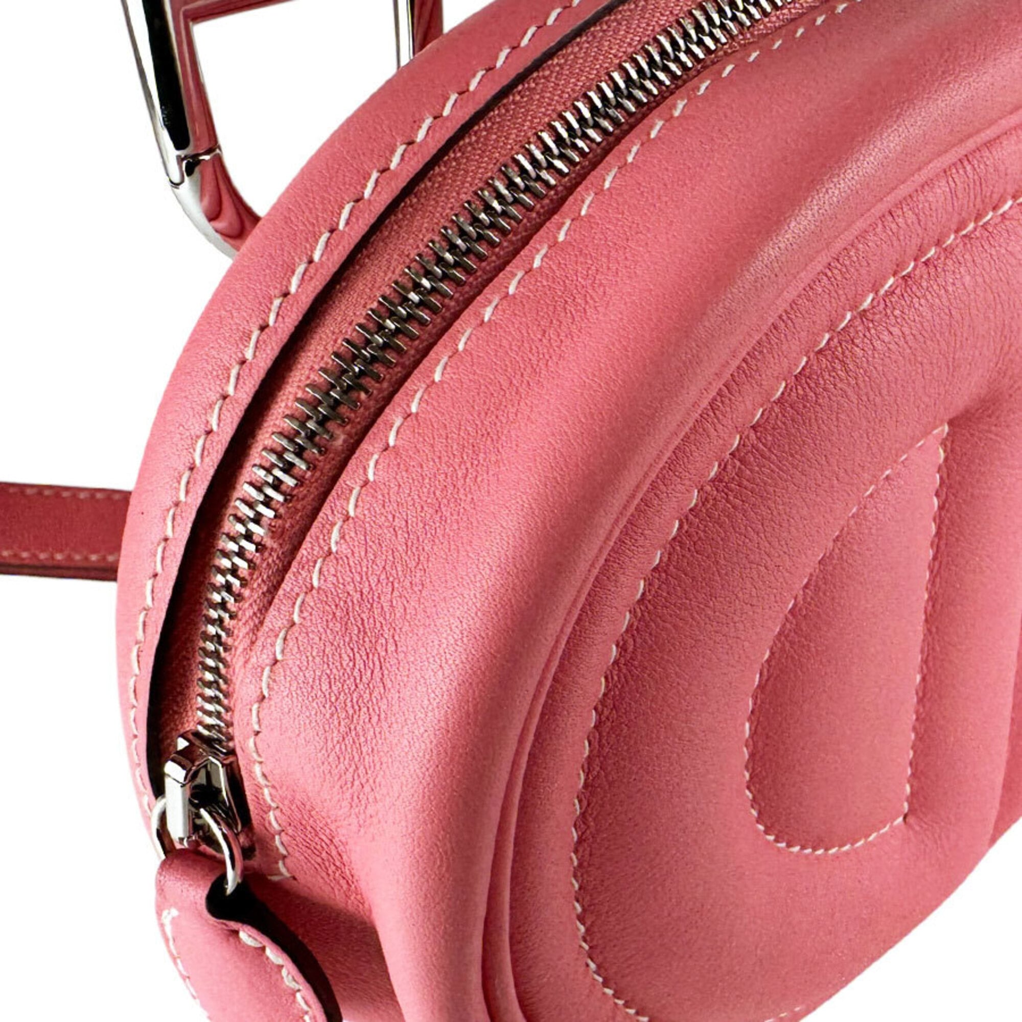 Hermes Pink Swift Leather Shoulder Bag (Pre-Owned)