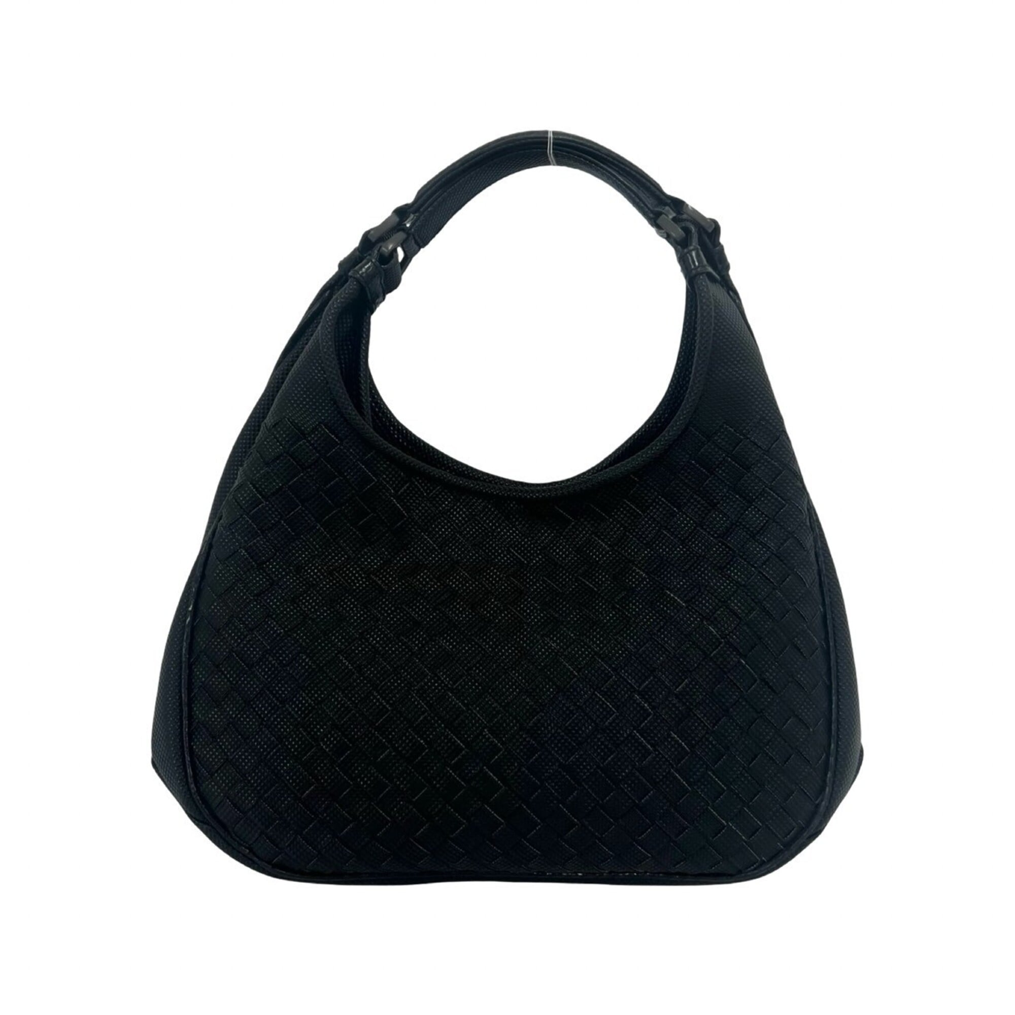 Bottega Veneta Black Leather Pvc Handbag Tote Bag (Pre-Owned)