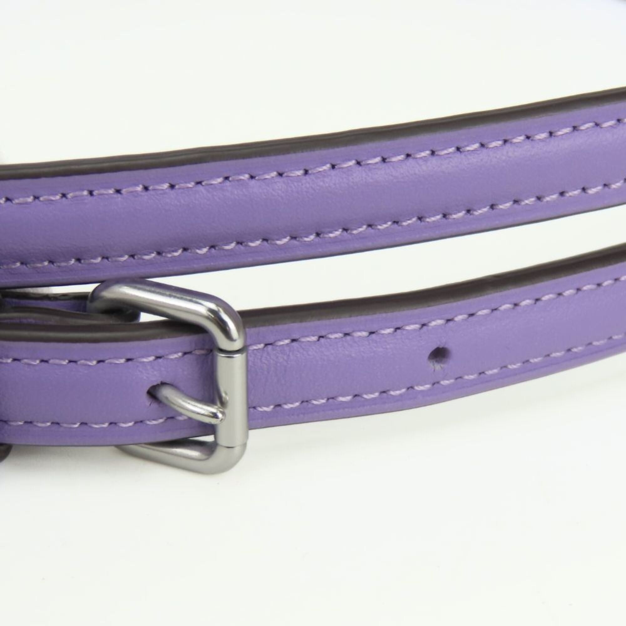 Coach Purple Leather Handbag (Pre-Owned)